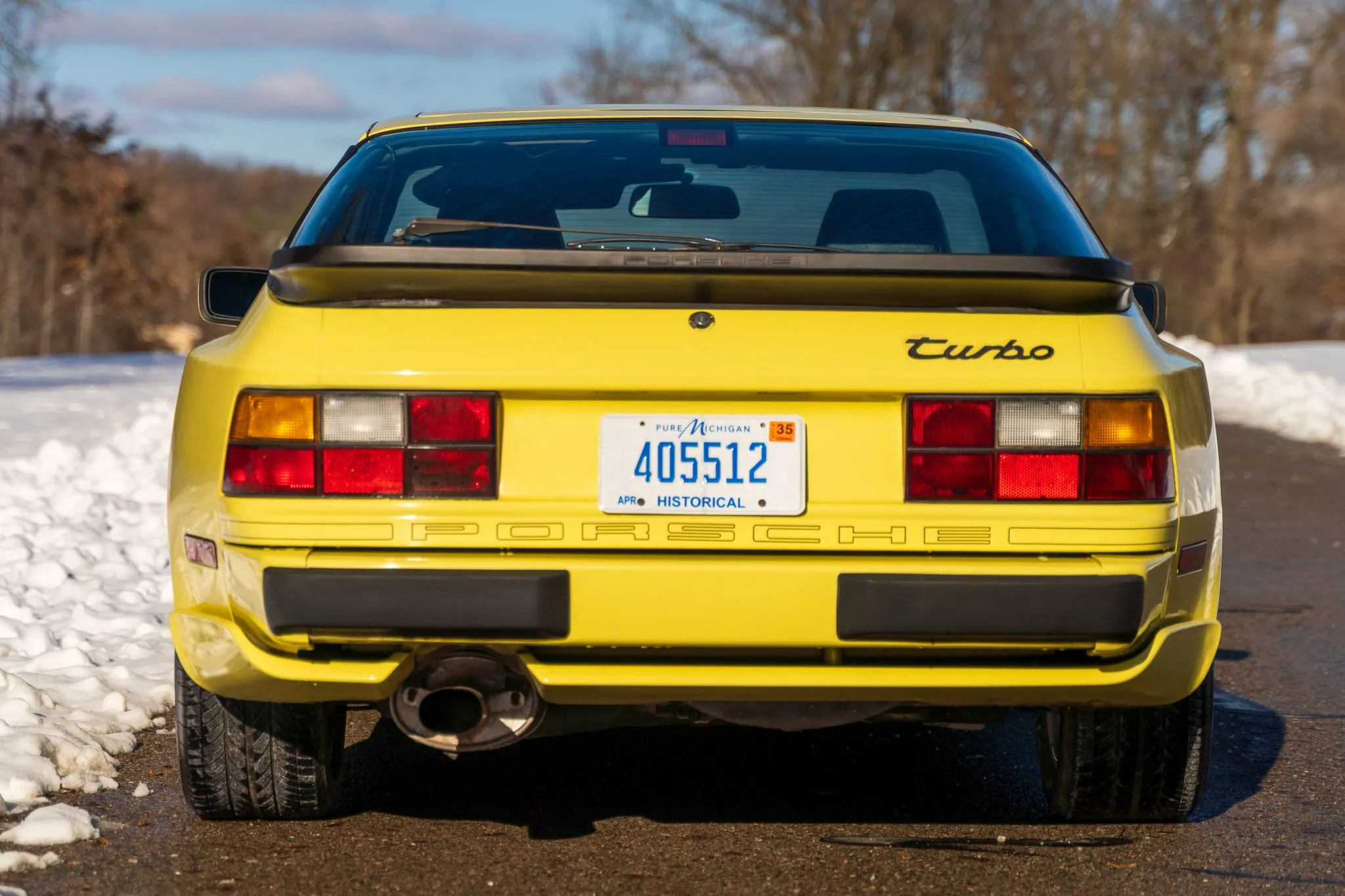 1987 Porsche 944 Turbo in Lemon Yellow