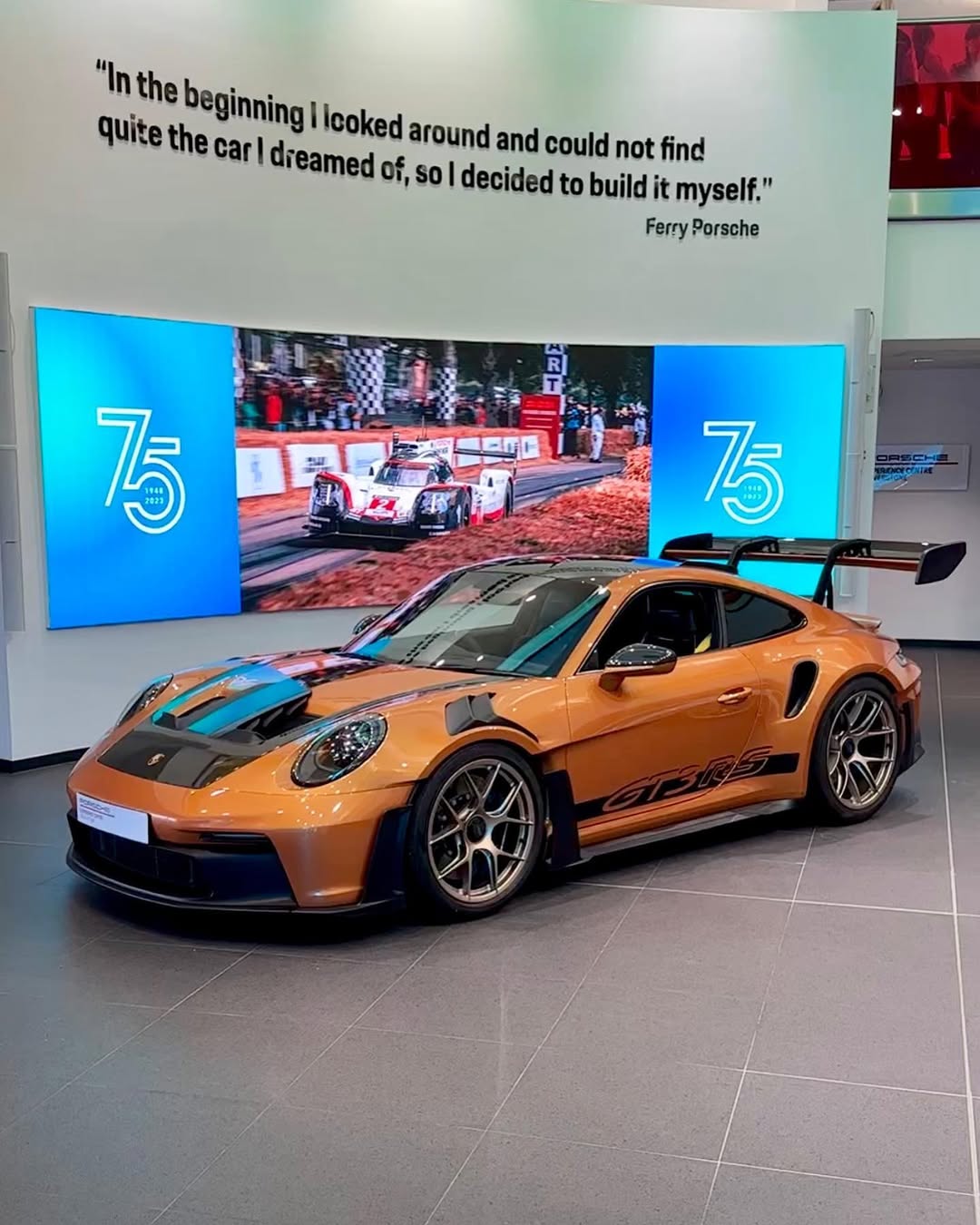 2023 Porsche 911 GT3 RS Weissach in Nordic Gold Metallic