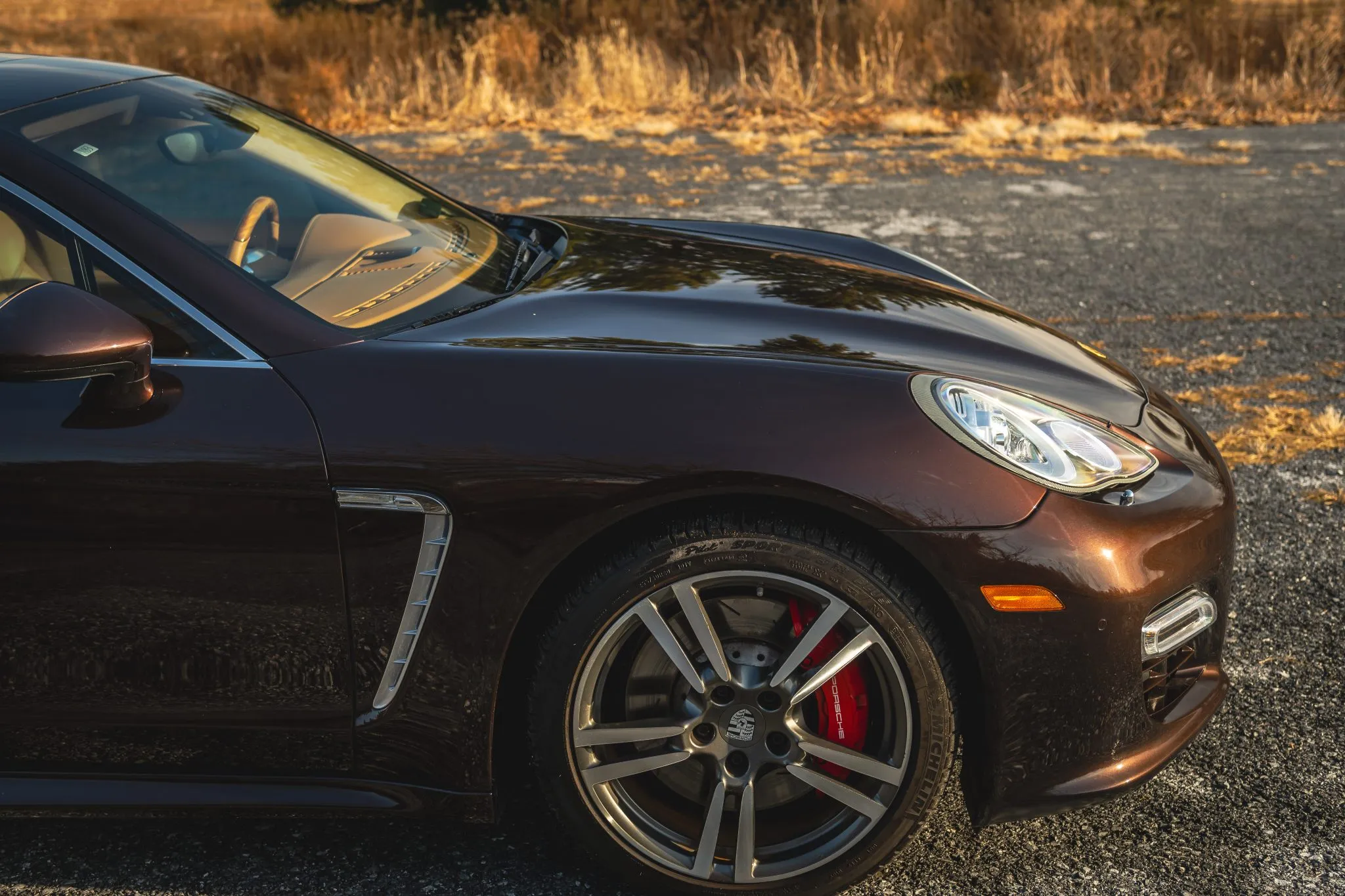 2011 Porsche Panamera Turbo in Mahogany Metallic