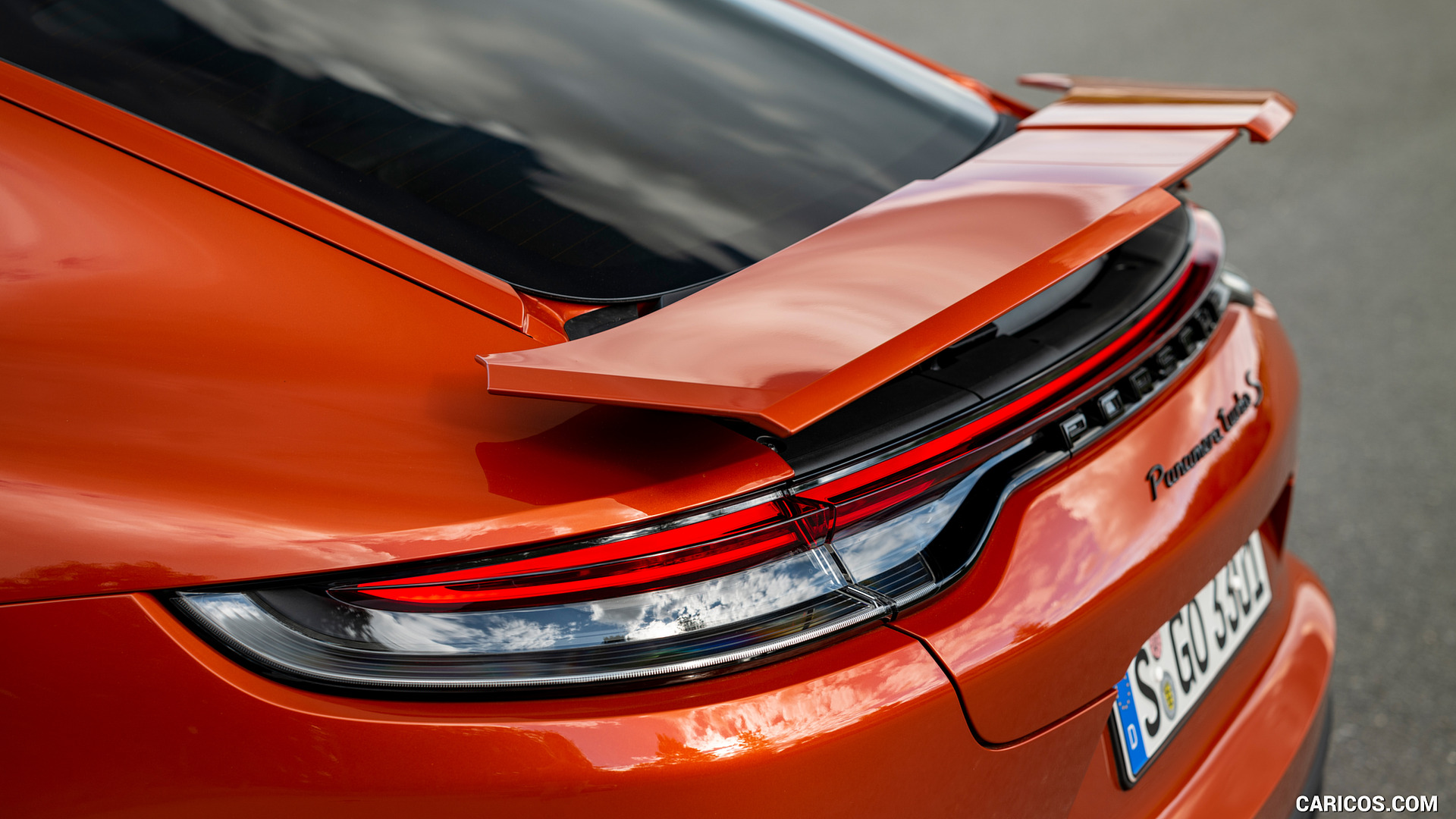 2021 Porsche Panamera Turbo S in Papaya Metallic