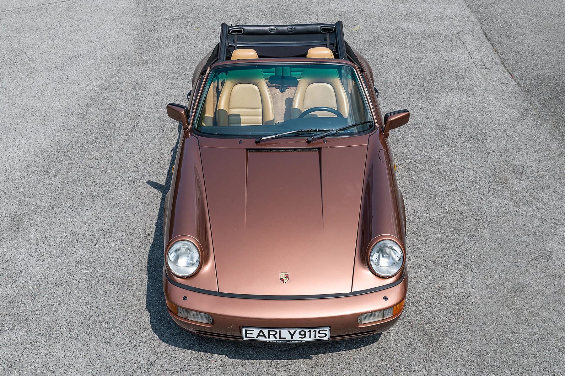 1990 Porsche 911 Carrera 2 in Cognac Brown Metallic