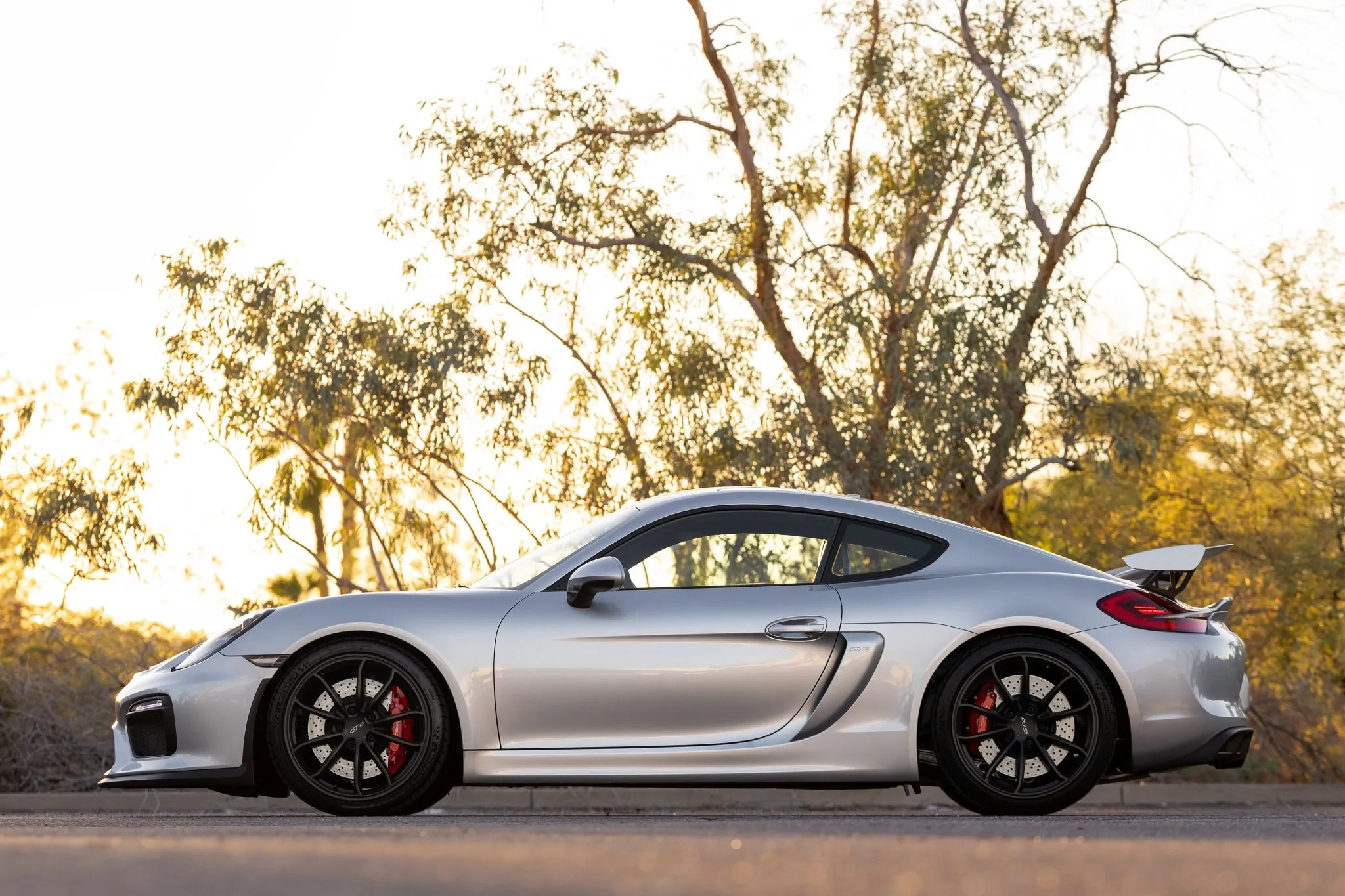 2016 Porsche Cayman GT4 in Rhodium Silver Metallic
