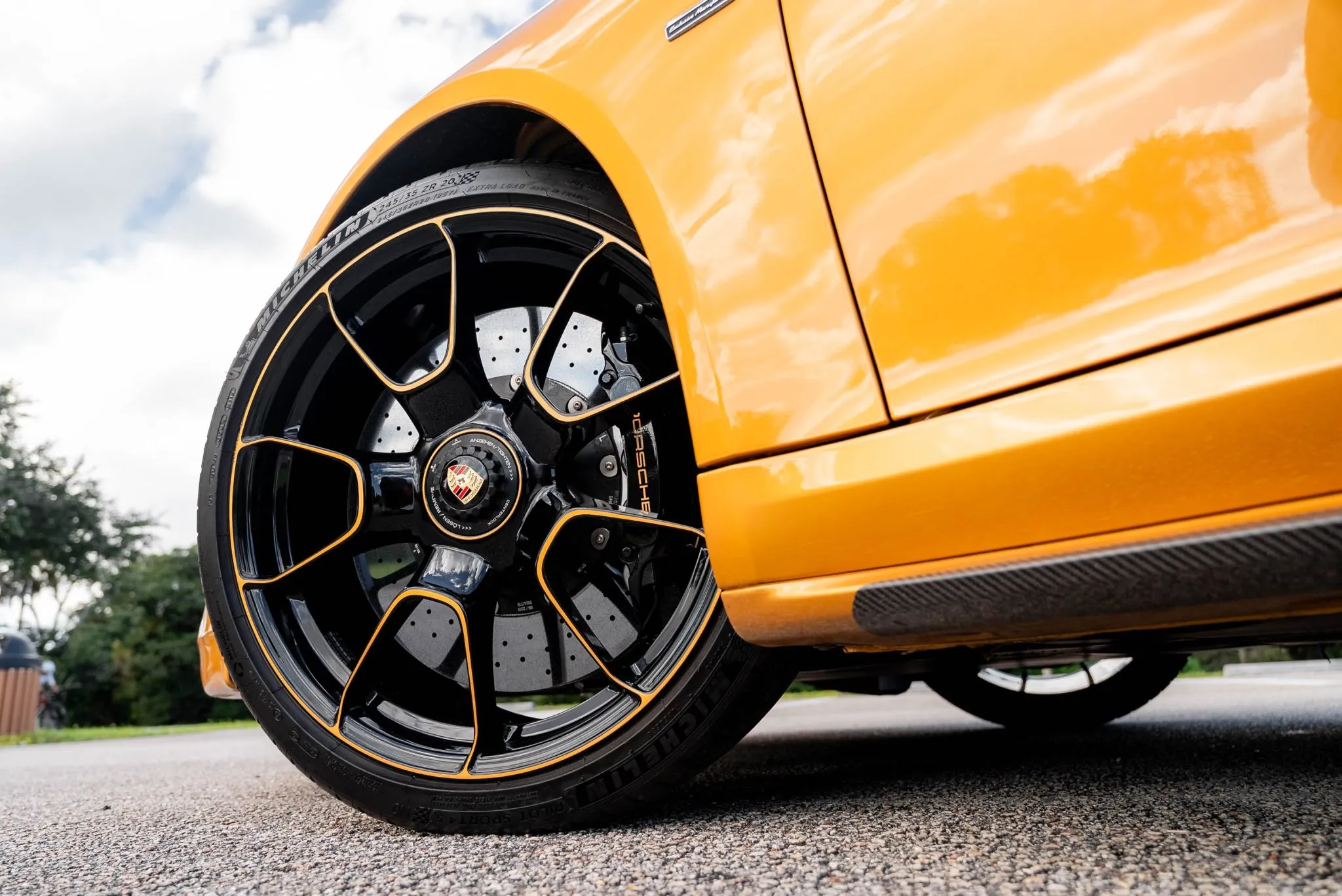 2019 Porsche 911 Turbo S Cabriolet Exclusive Series in Golden Yellow Metallic