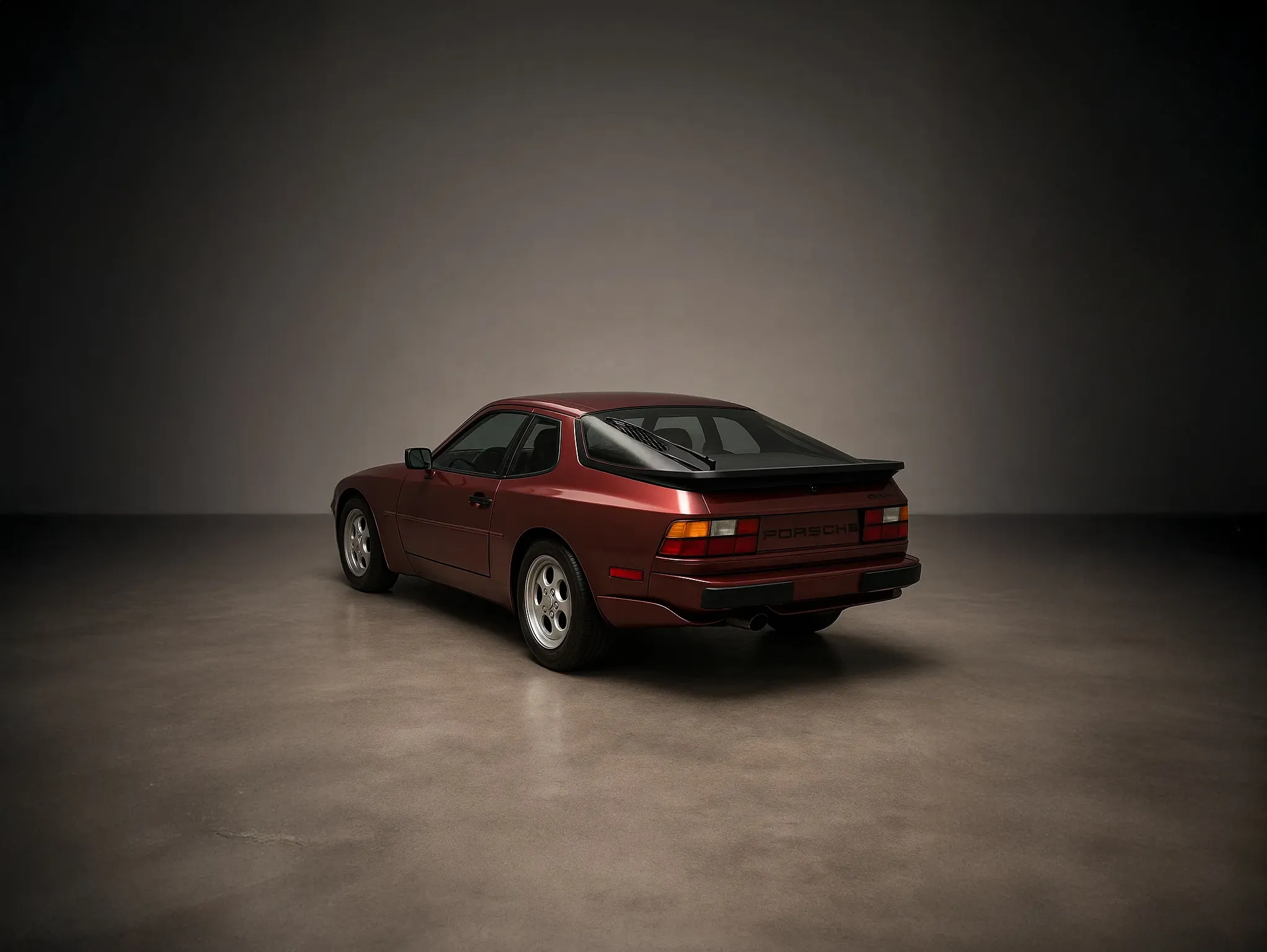 1986 Porsche 944 Turbo in Garnet Red Metallic