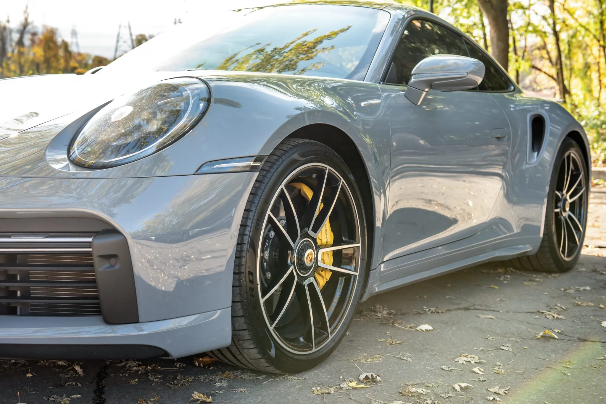 2023 Porsche 911 Turbo S Coupe in Arctic Grey