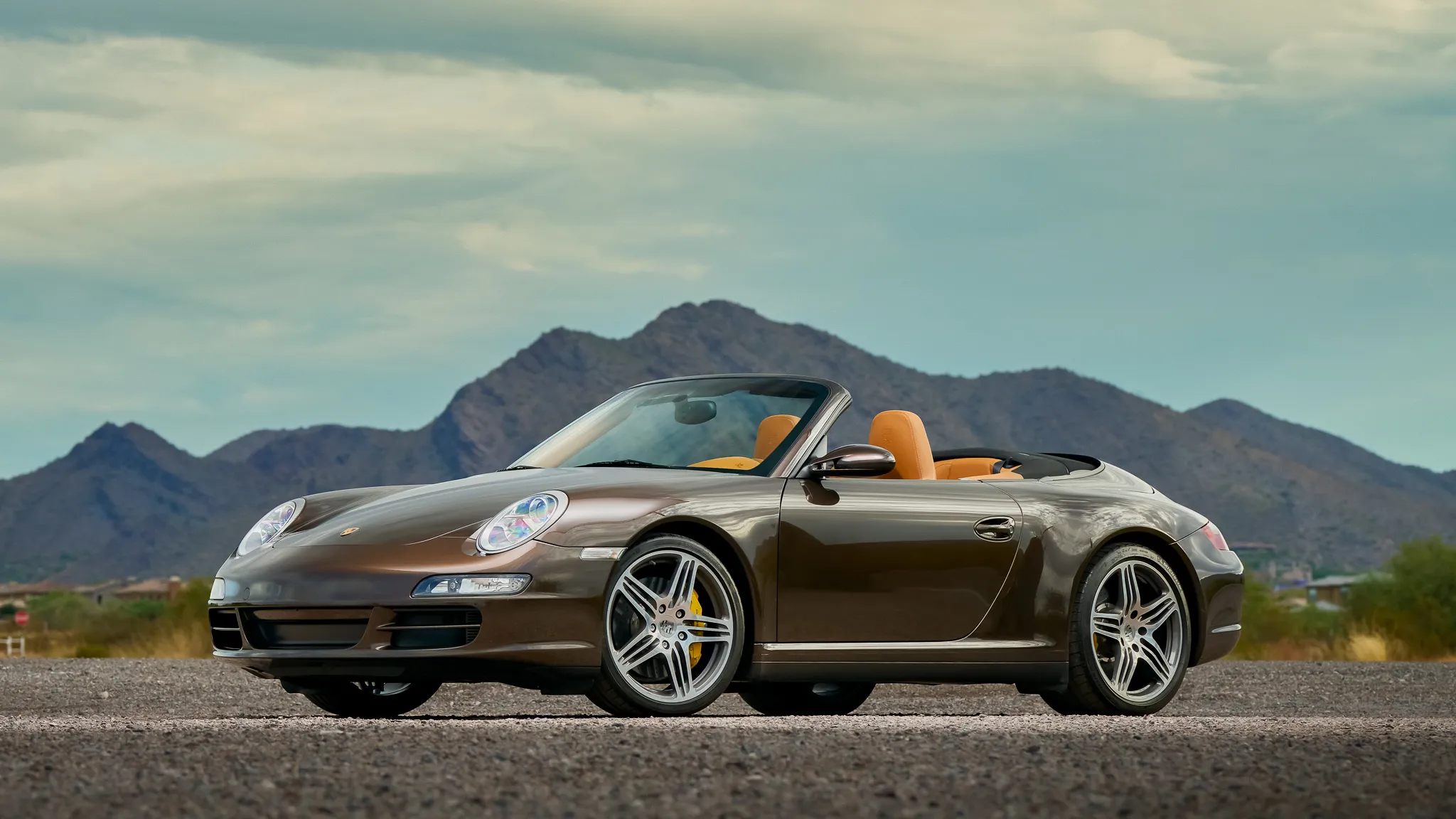 2008 Porsche 911 Carrera 4S Cabriolet in Macadamia Metallic