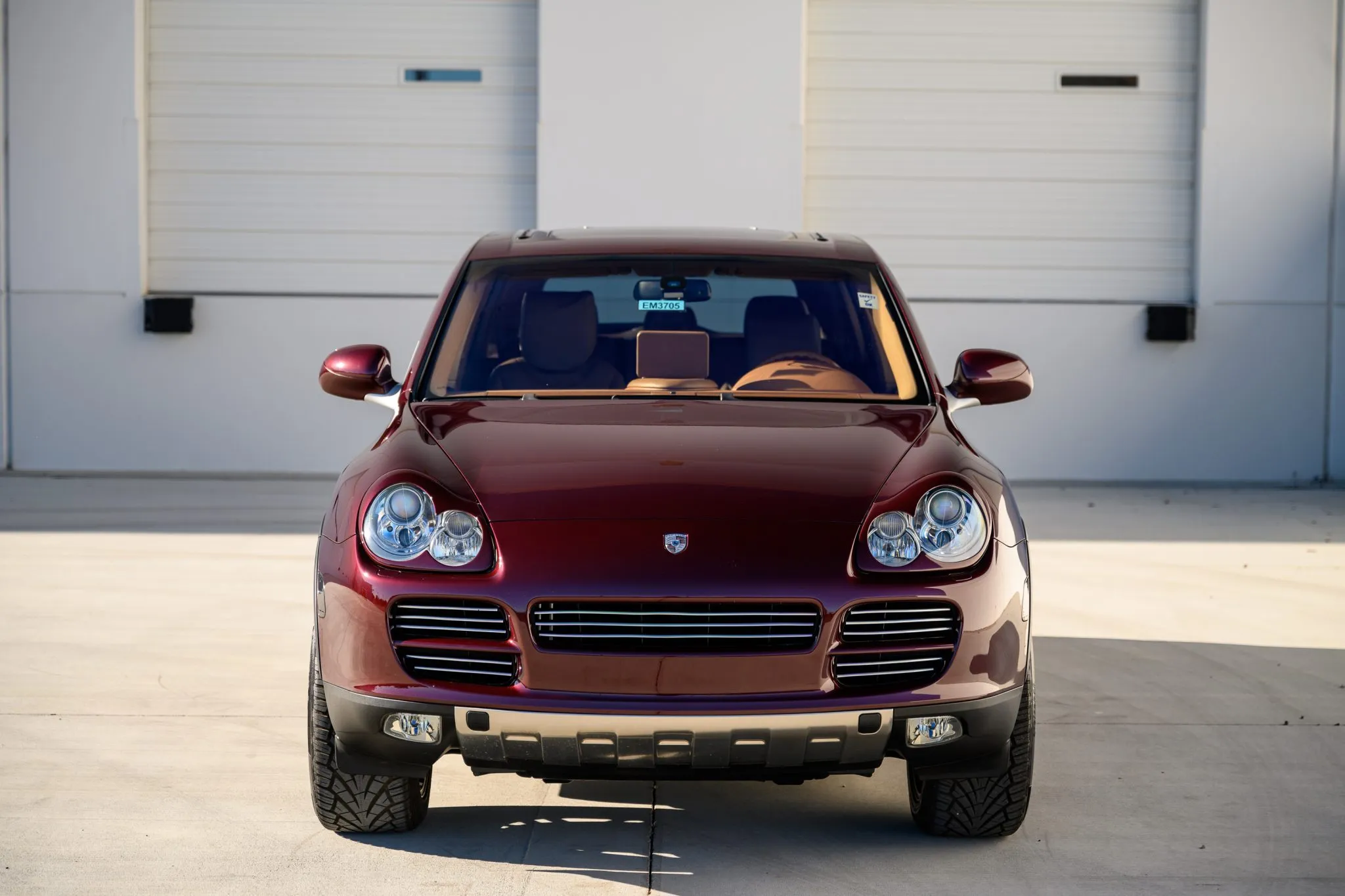 2004 Porsche Cayenne in Carmon Red Metallic