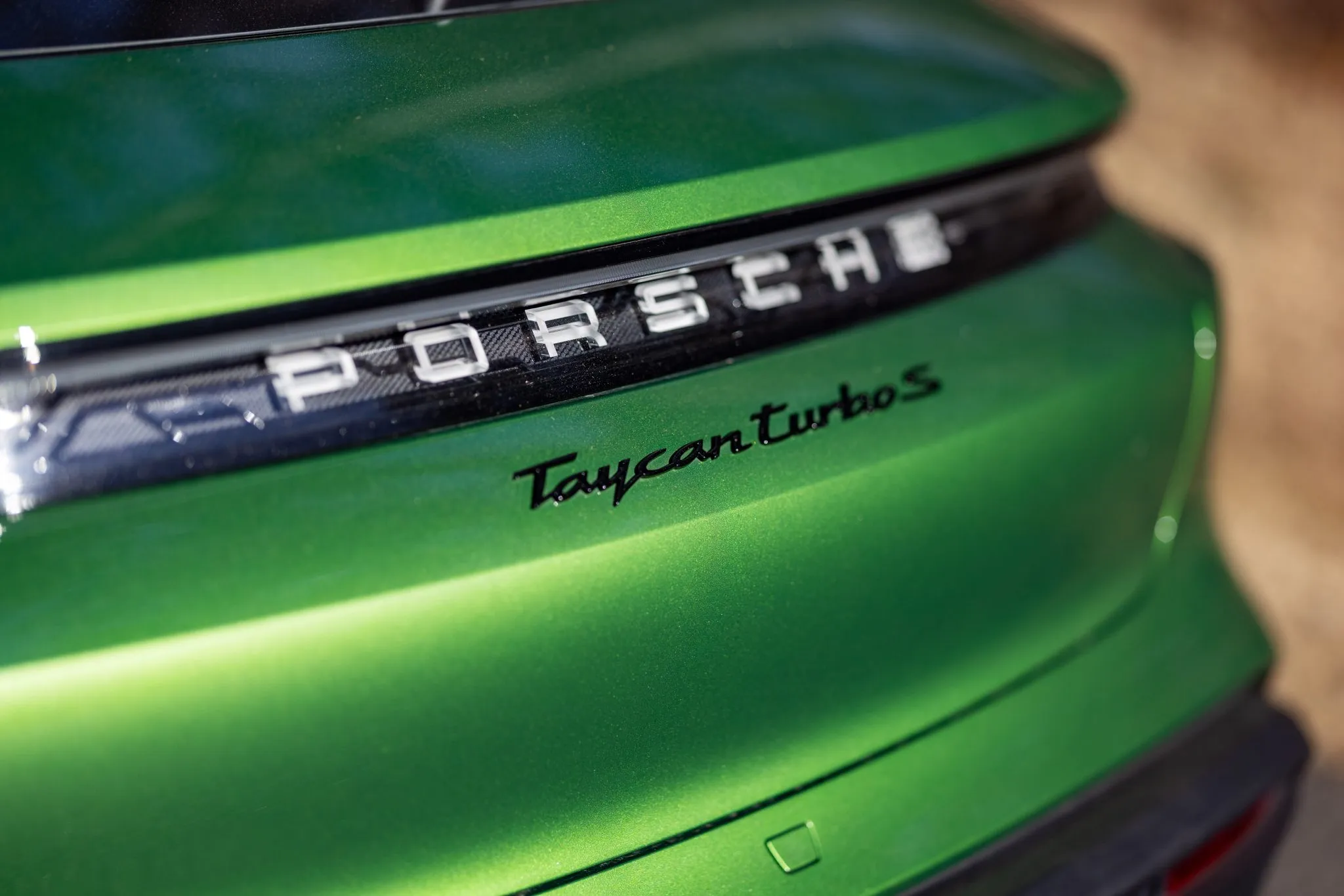 2022 Porsche Taycan Turbo S Cross Turismo in Mamba Green Metallic