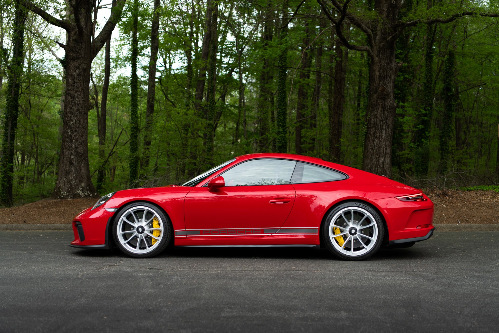 2018 Porsche GT3 Touring in Fire Red