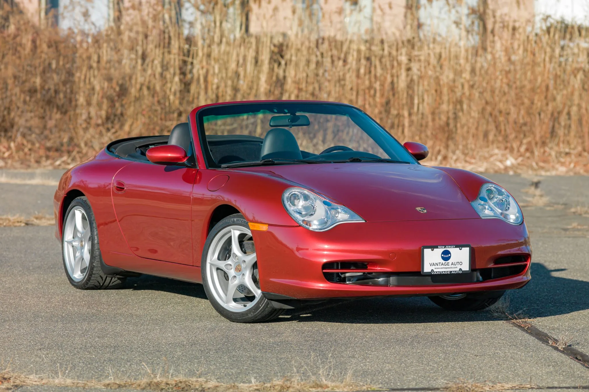 2003 Porsche 911 Carrera Cabriolet in Orient Red Metallic