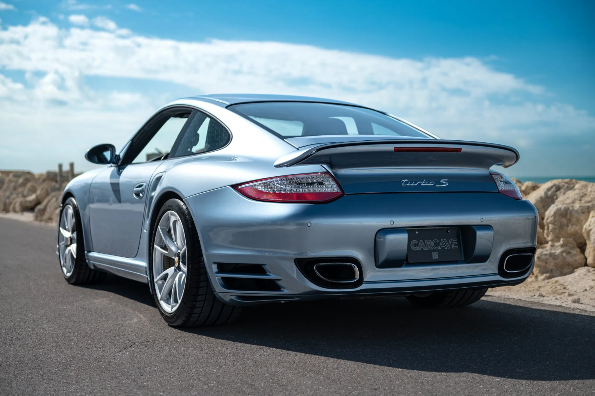 2011 Porsche 911 Turbo S Coupe in Ice Blue Metallic
