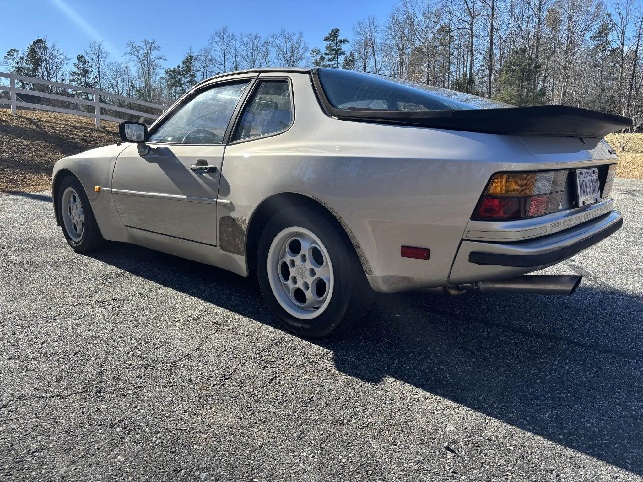 Euro 1984 Porsche 944 In Zermatt Silver Metallic