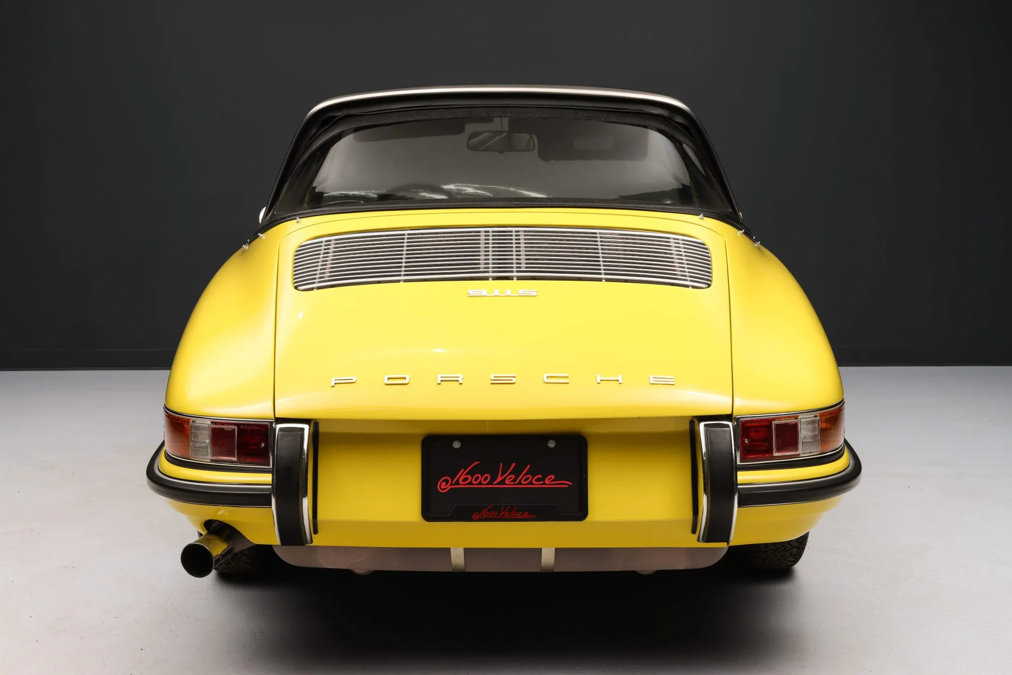 1967 Porsche 911S Soft-Window Targa in Lemon Yellow