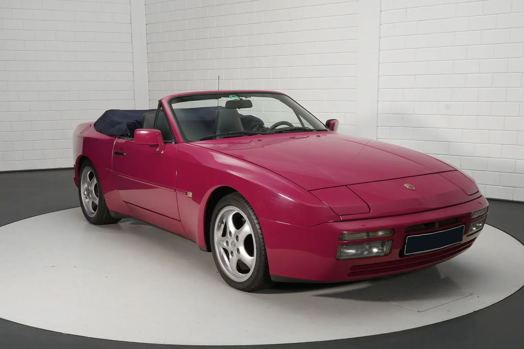 1991 Porsche 944 S2 Cabriolet in Rubystone Red
