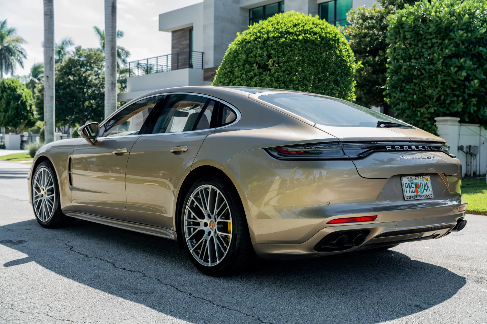 2023 Porsche Panamera Turbo S in Gold Bronze Metallic