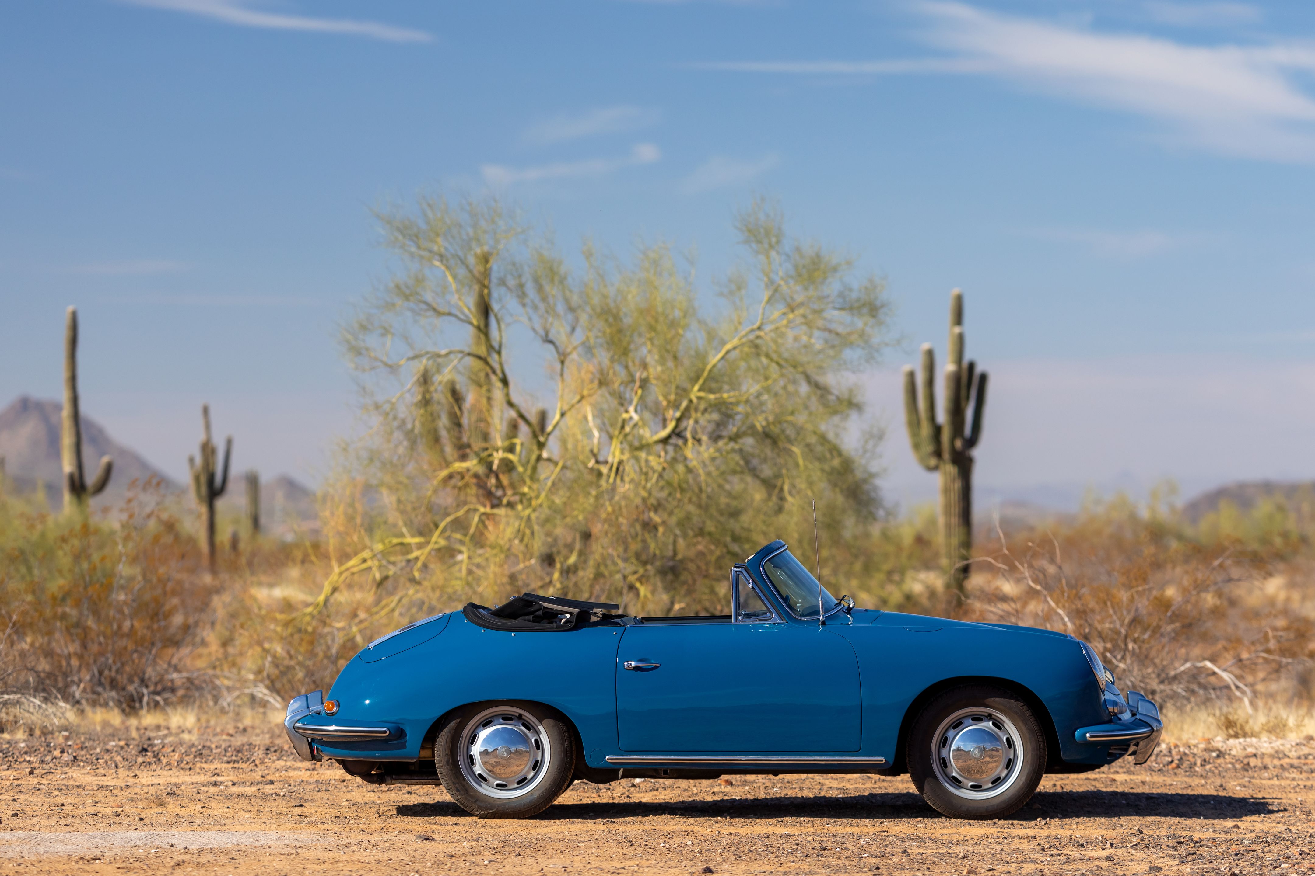 1964 Porsche 356C 1600 Cabriolet Coachwork by Reutter  in Bali Blue