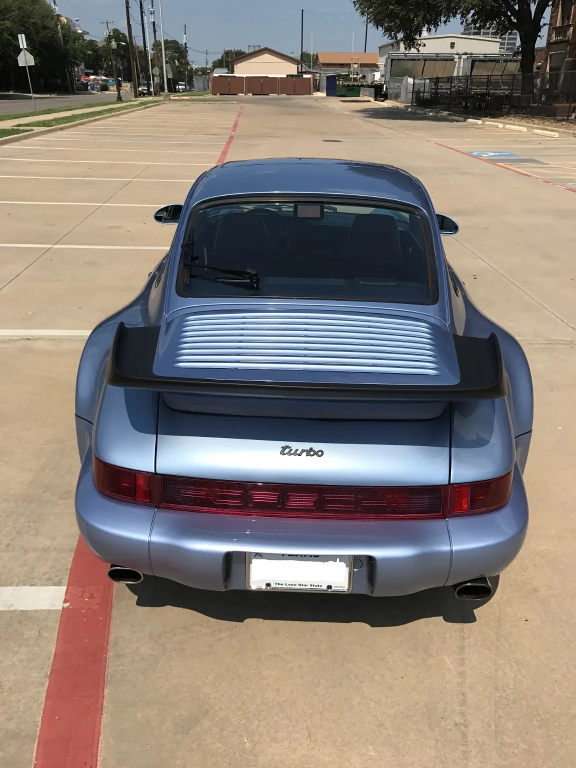 1991 Porsche 911 Turbo in Horizon Blue Metallic