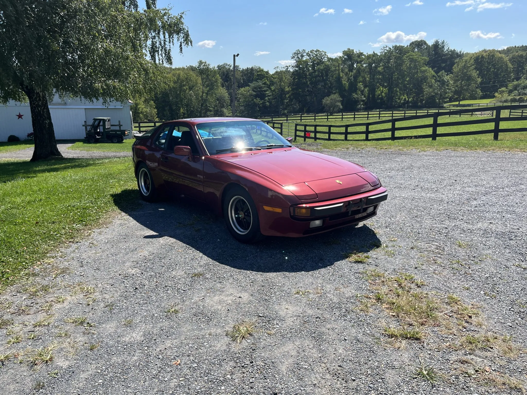 1985 Porsche 944 in Garnet Red Metallic