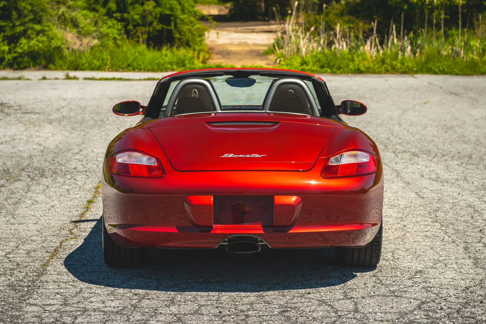 2008 Porsche Boxster in Ruby Red Metallic