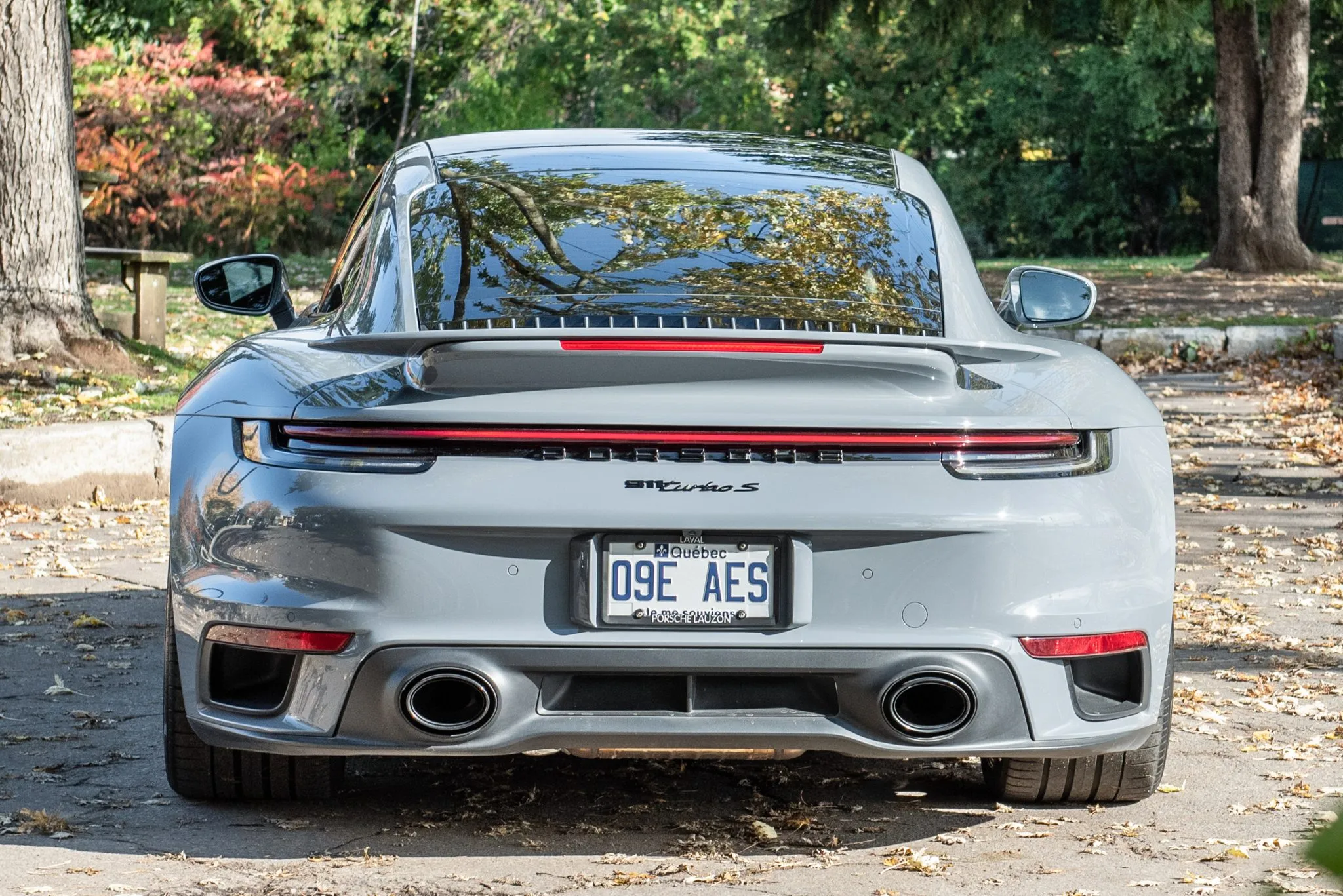 2023 Porsche 911 Turbo S Coupe in Arctic Grey