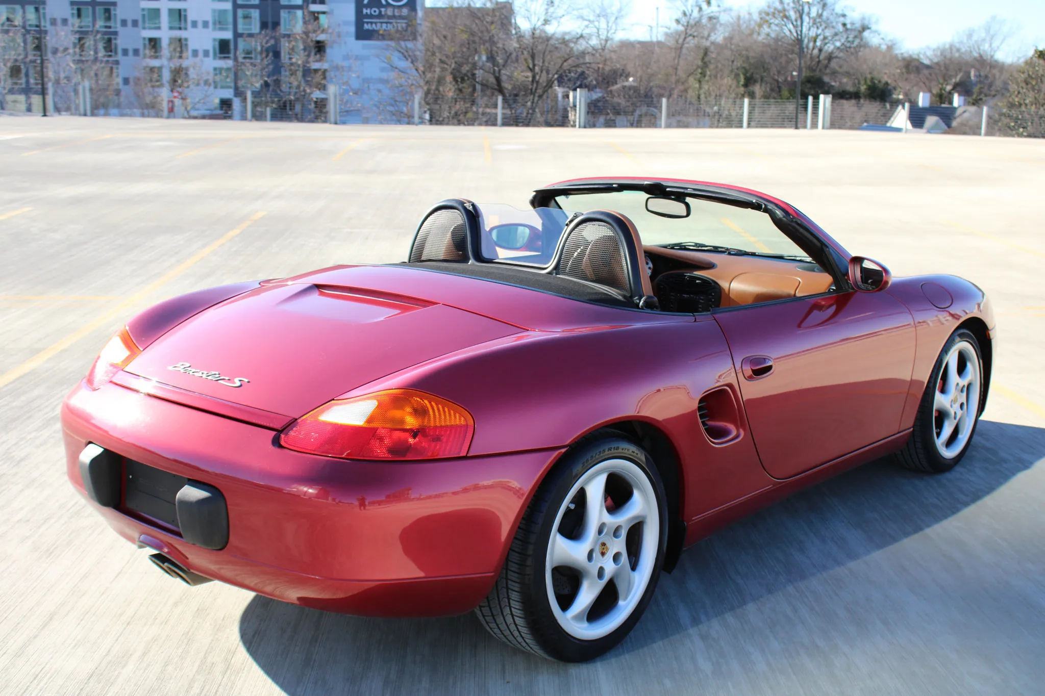 2001 Porsche Boxster S in Orient Red Metallic