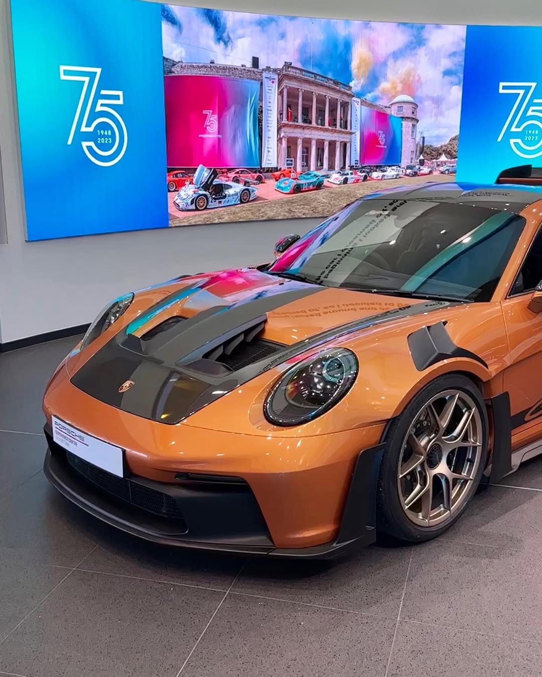 2023 Porsche 911 GT3 RS Weissach in Nordic Gold Metallic