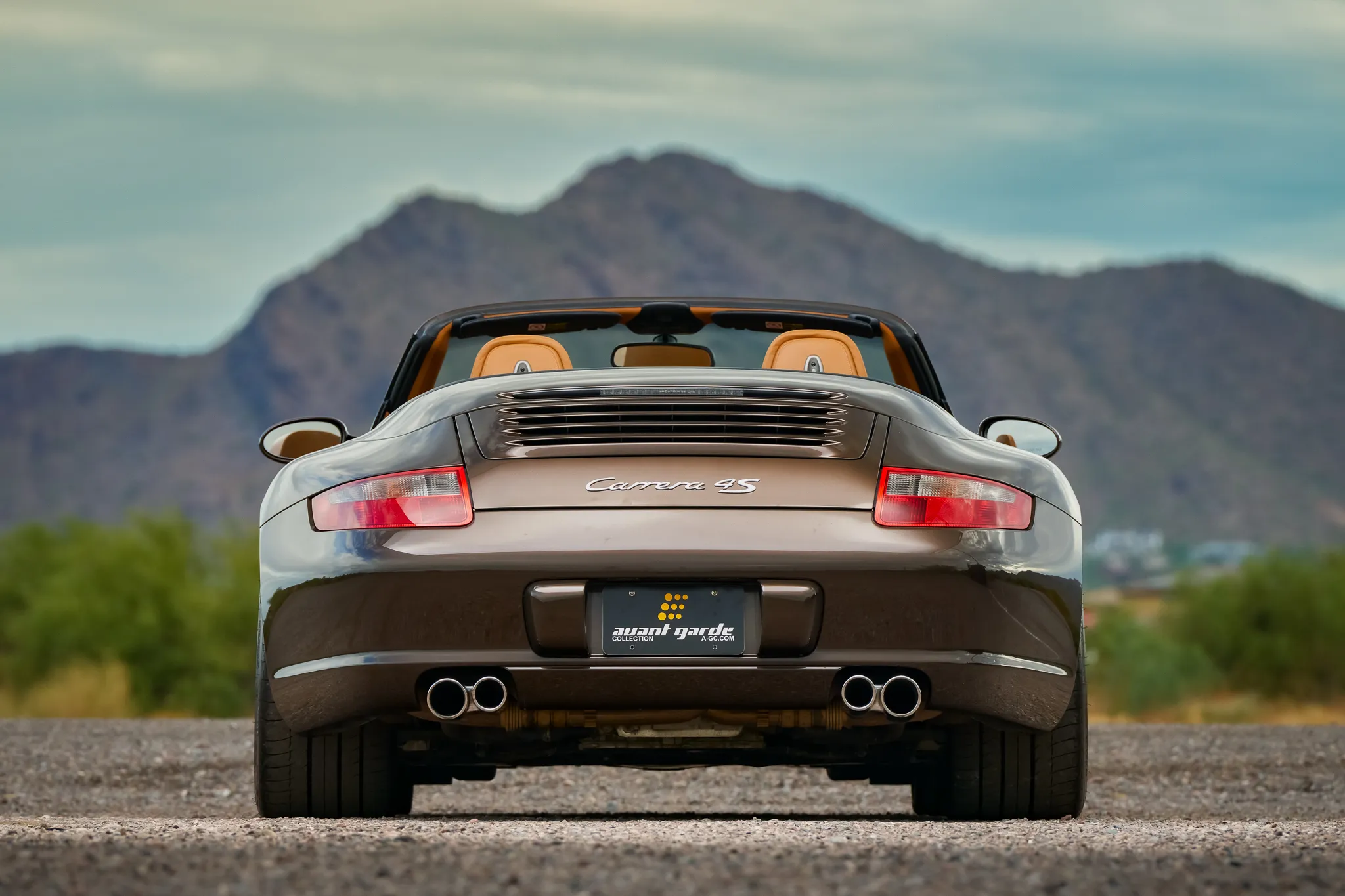 2008 Porsche 911 Carrera 4S Cabriolet in Macadamia Metallic