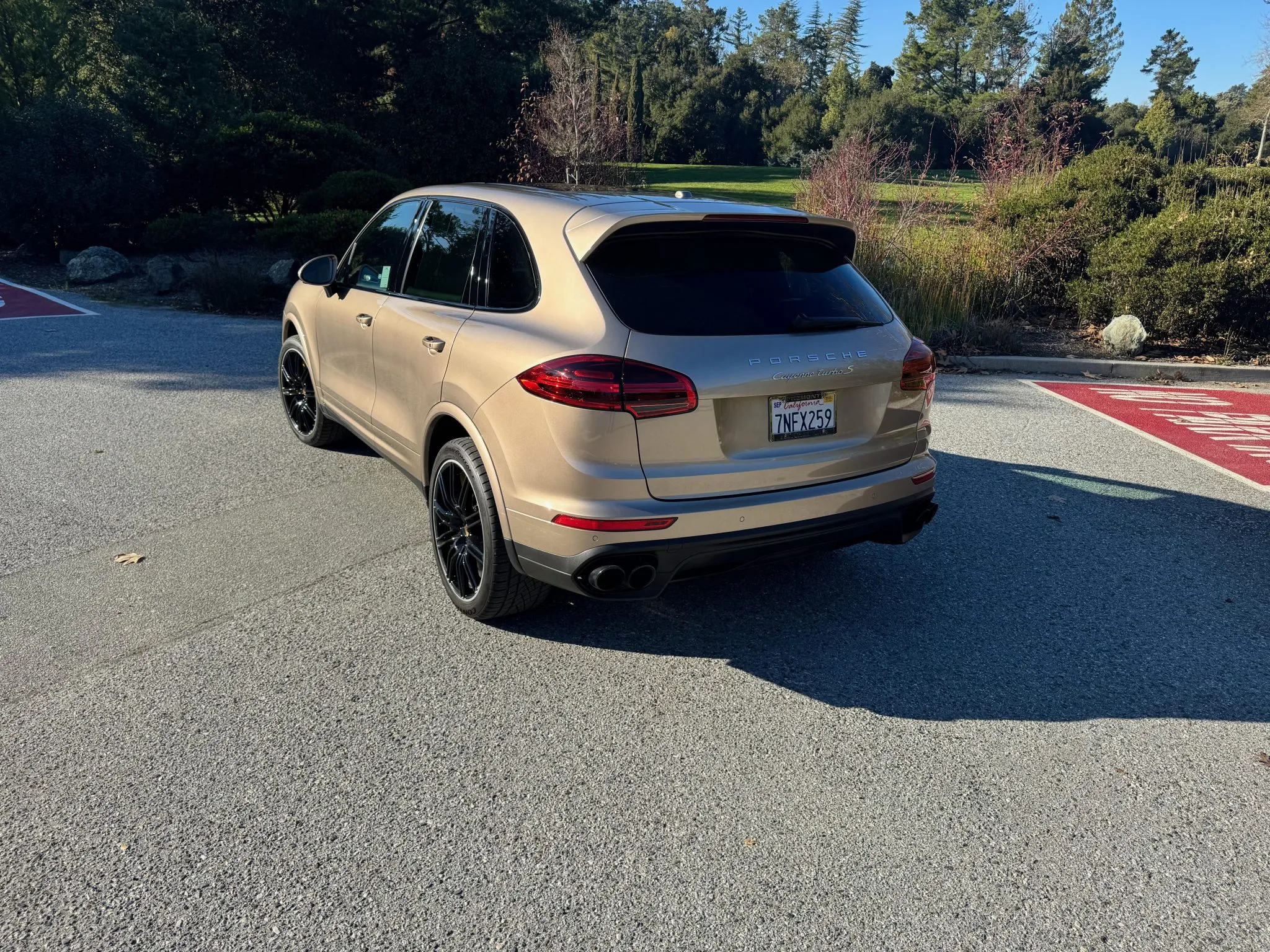2016 Porsche Cayenne Turbo S in Palladium Metallic