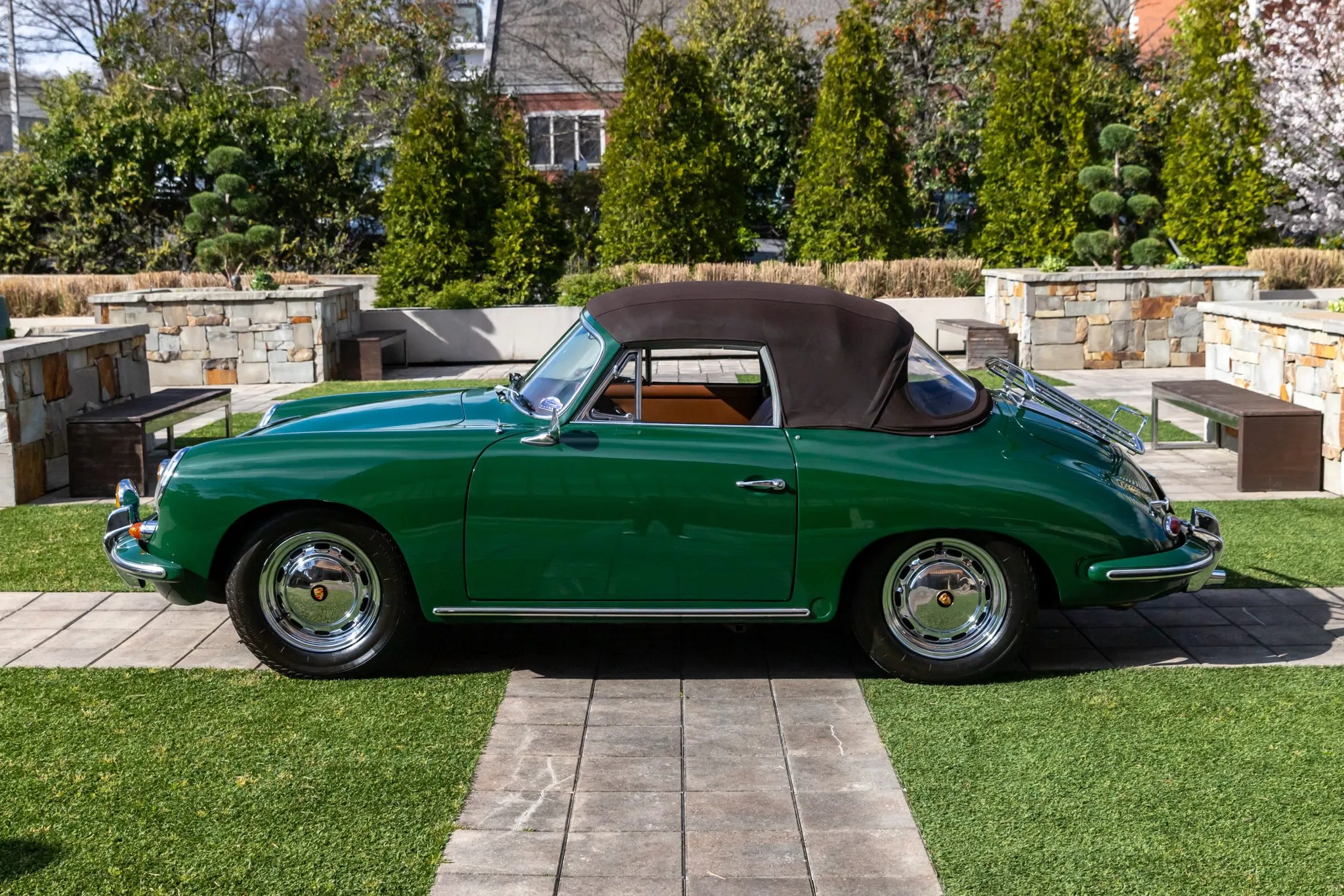 1965 Porsche 356C Cabriolet in Irish Green