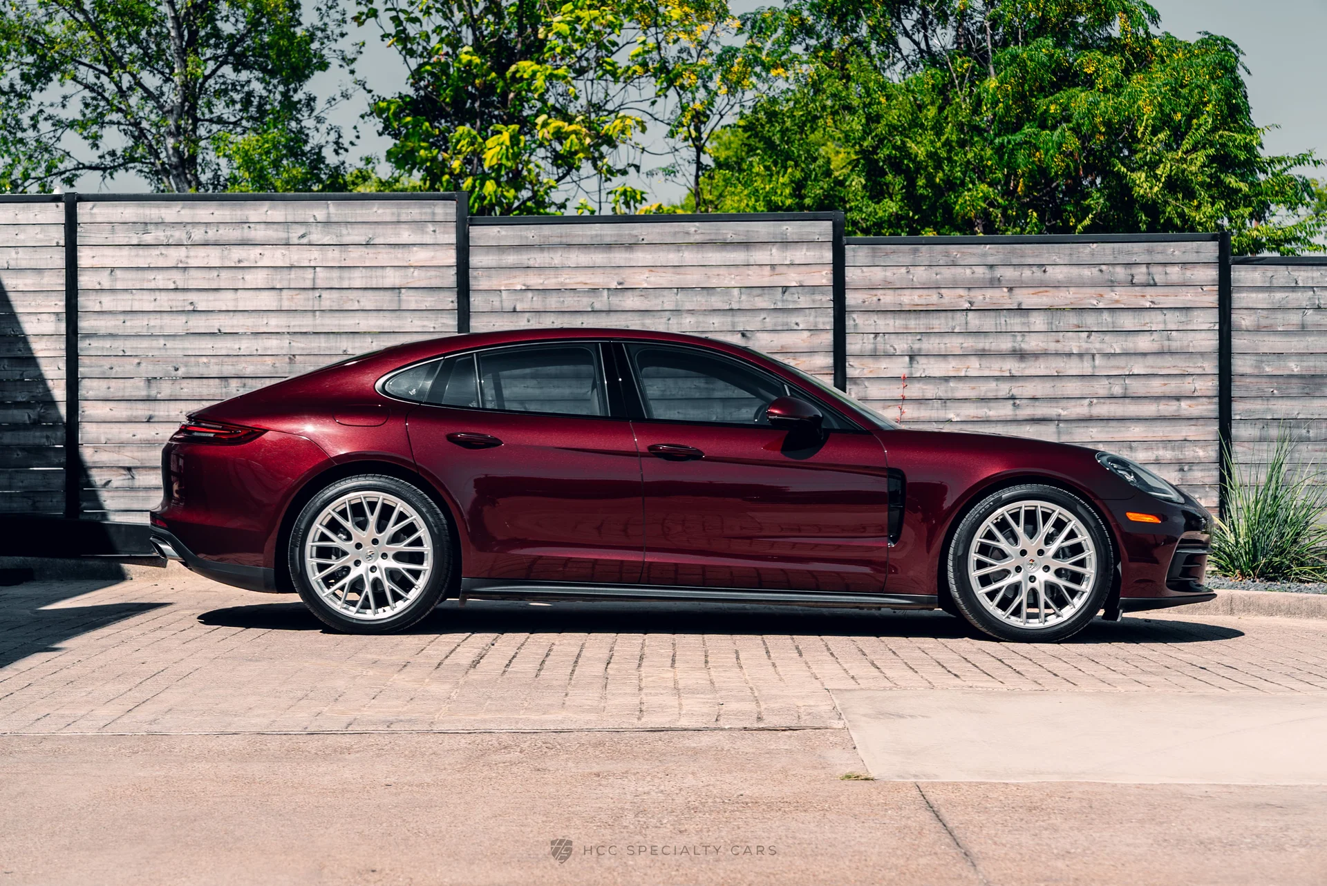 2019 Porsche Panamera in Burgundy Red Metallic 