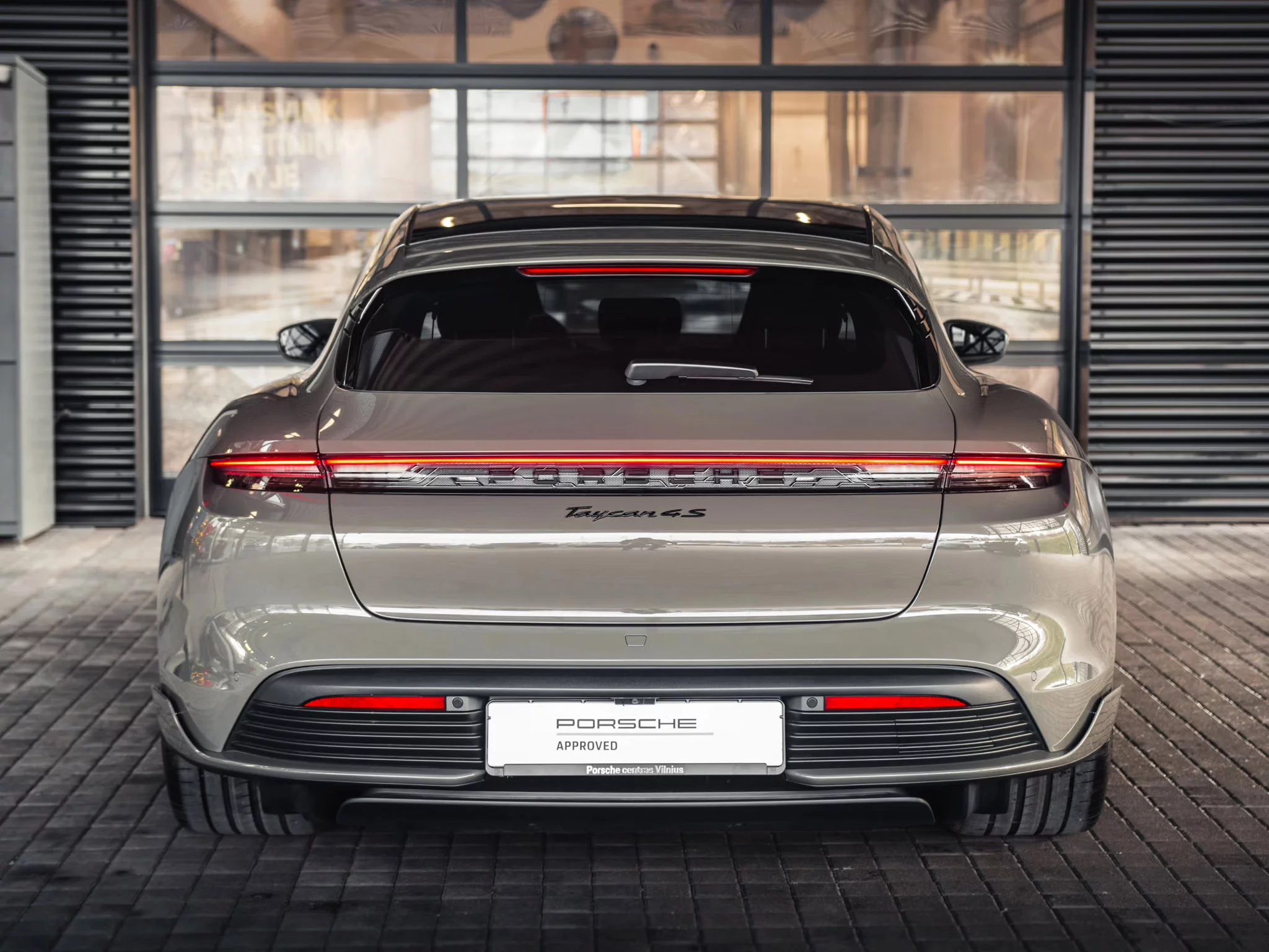 Porsche Taycan Sport Turismo in Alex Grey