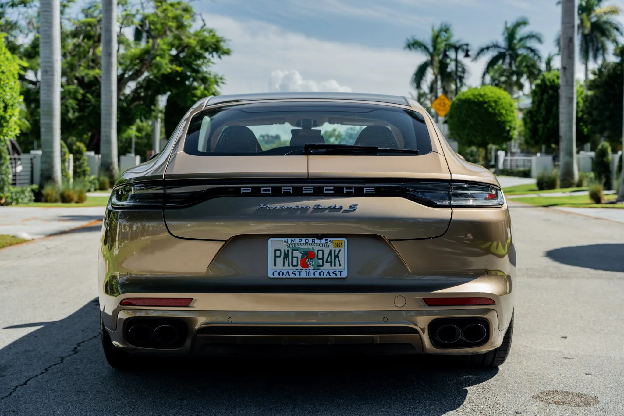 2023 Porsche Panamera Turbo S in Gold Bronze Metallic