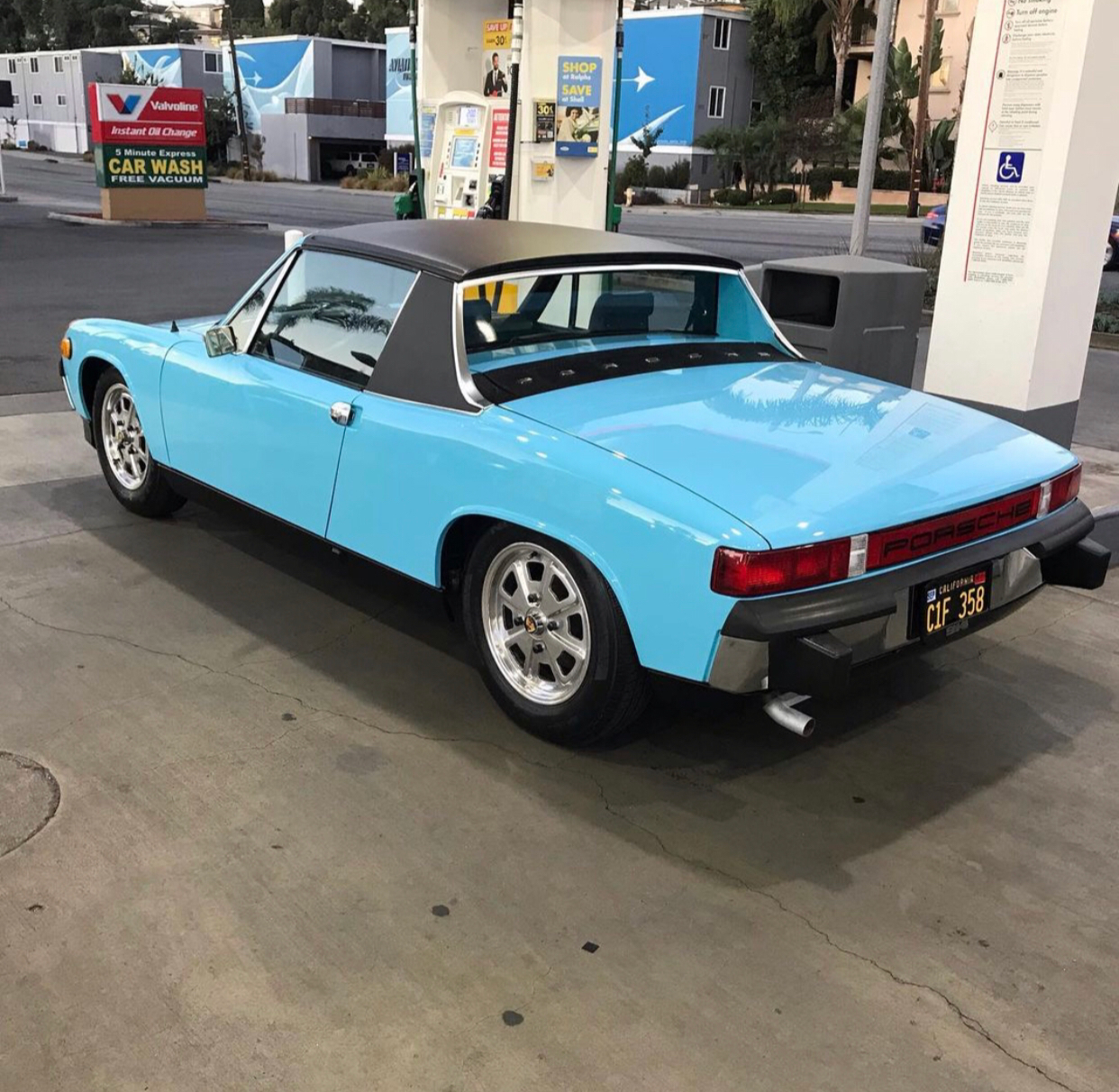 1974 Porsche 914 in Olympic Blue
