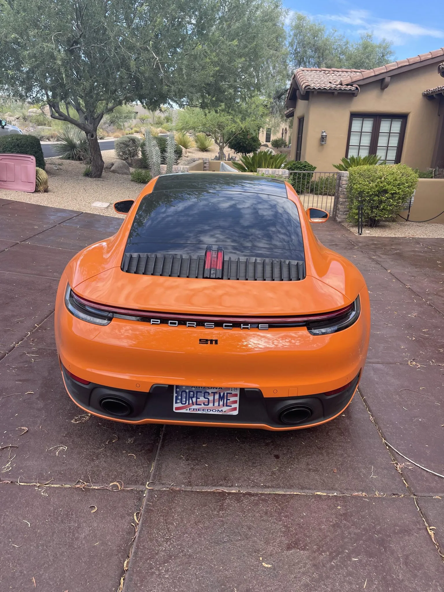 2022 Porsche 911 Carrera Coupe in Pastel Orange