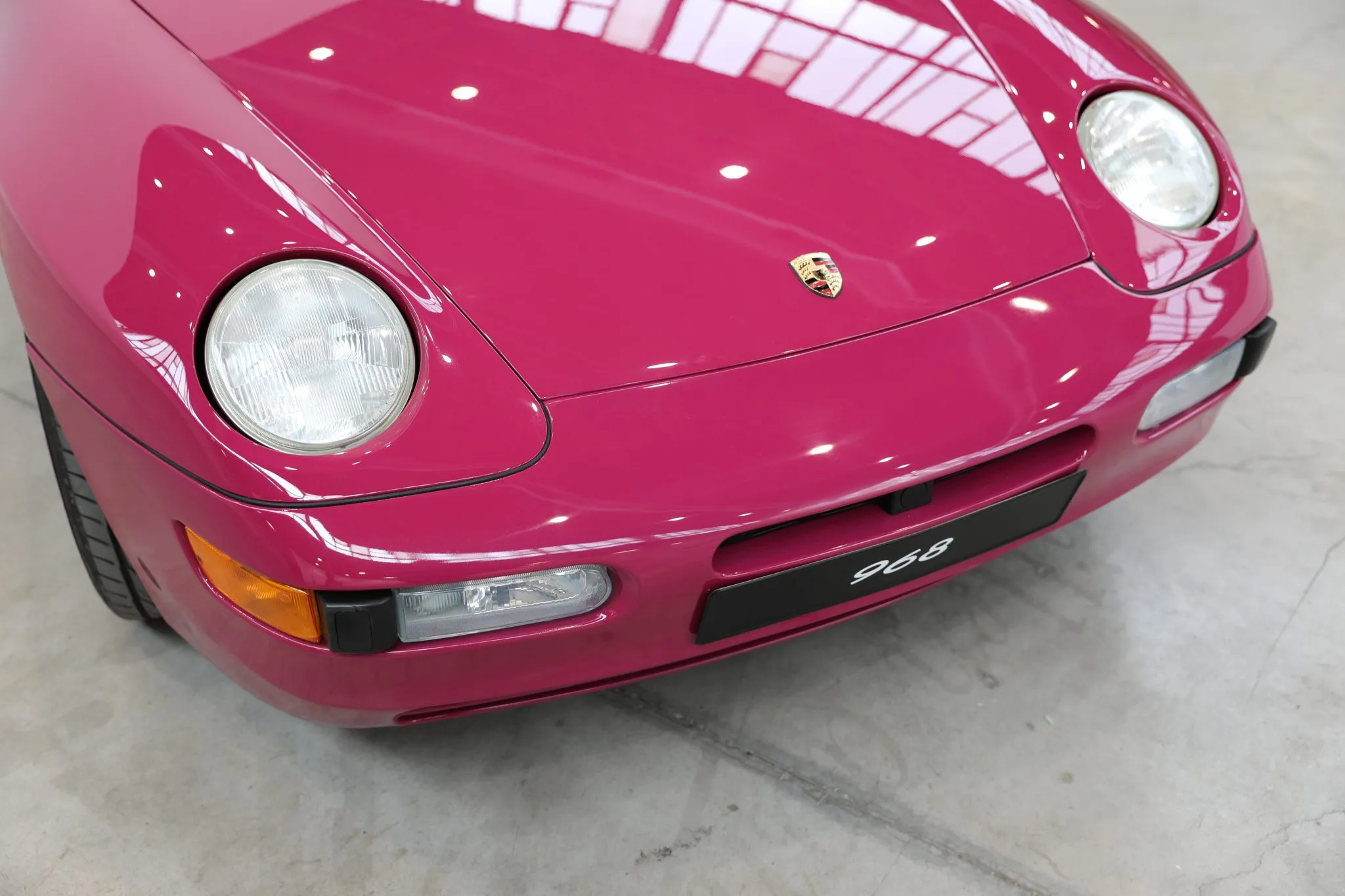 1992 Porsche 968 Cabriolet in Rubystone Red