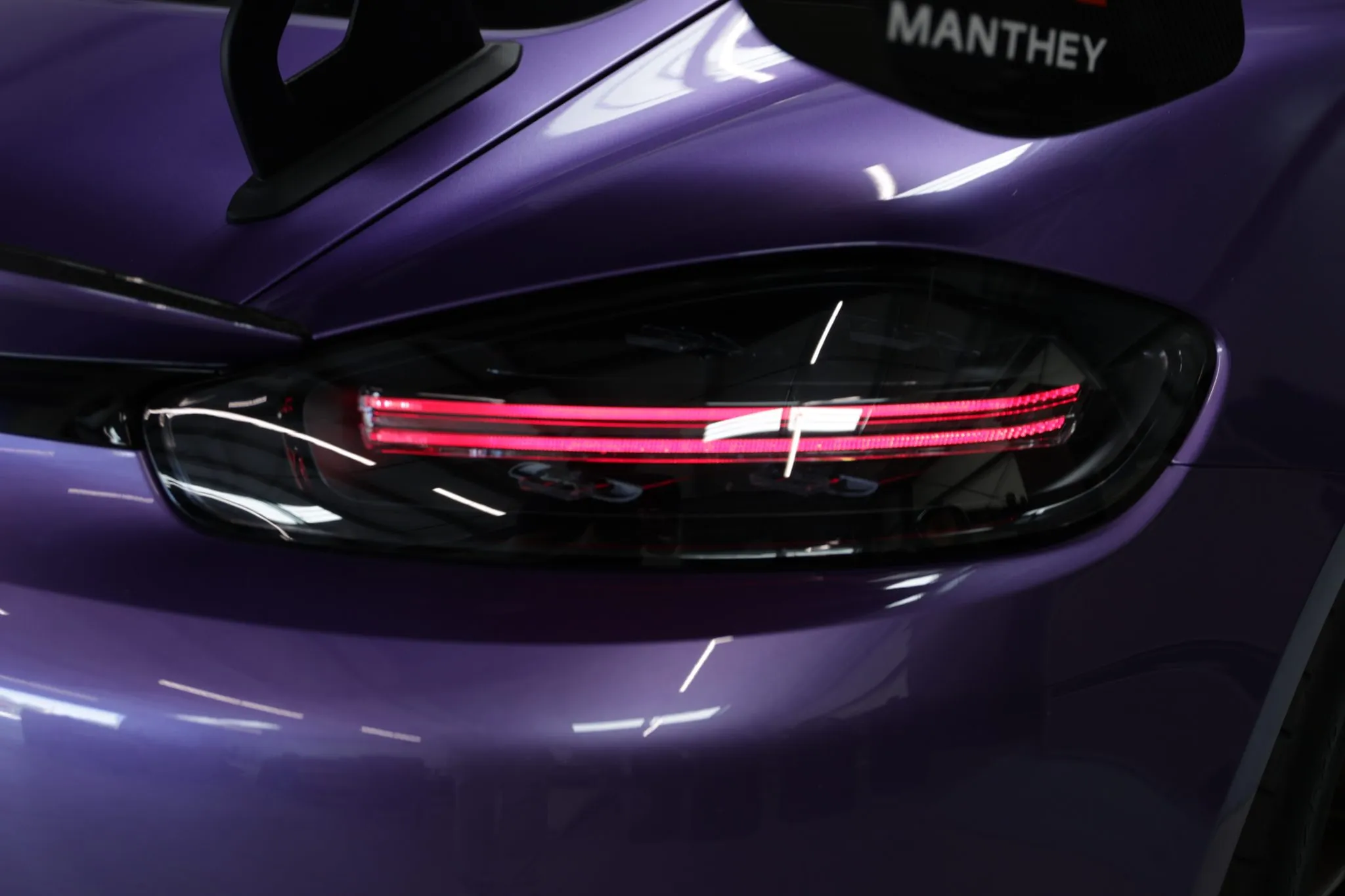 2023 Porsche 718 Cayman GT4 RS In Viola Purple Metallic