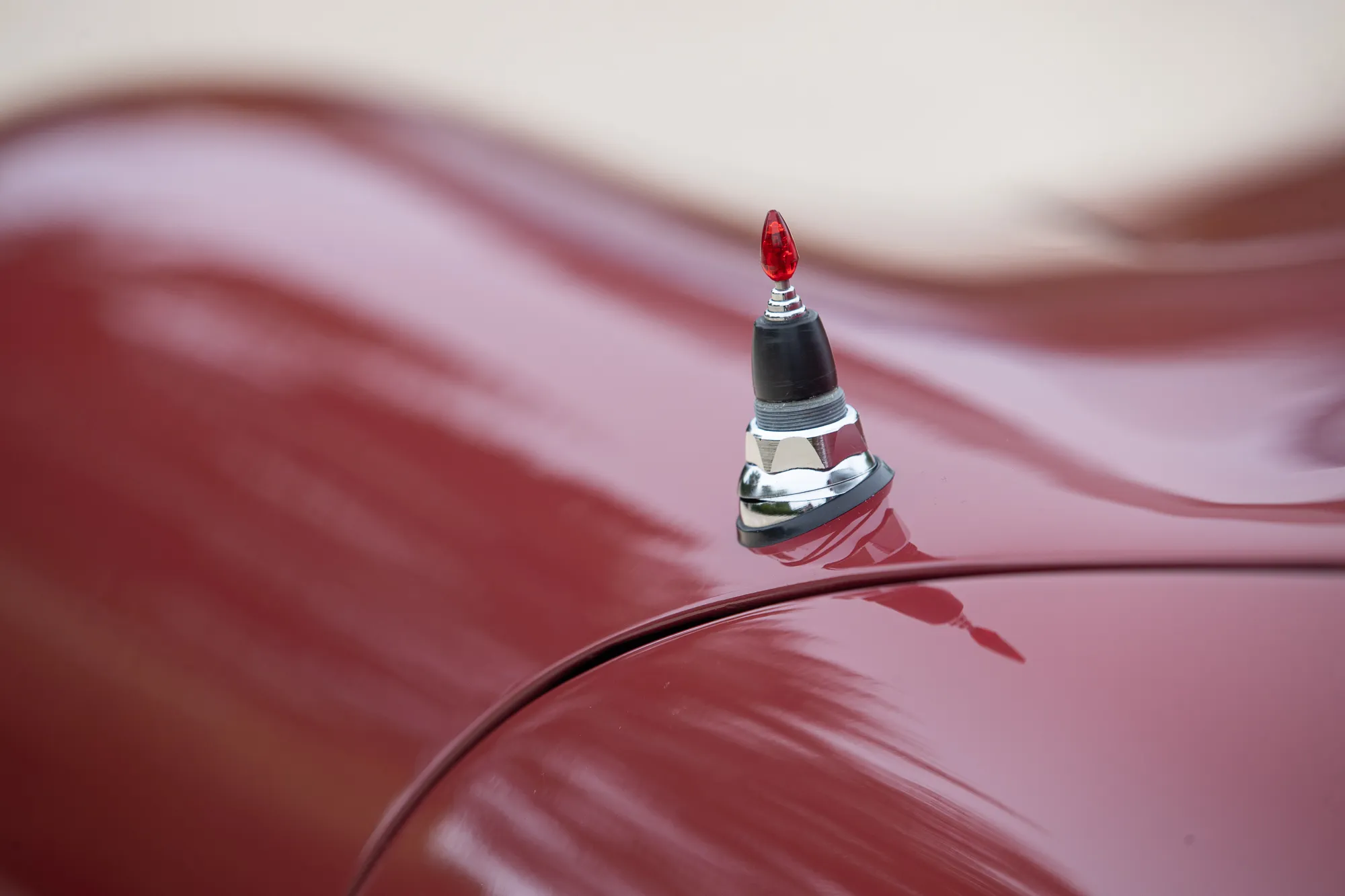 1951 Porsche 356 Pre-A Split-Window Coupe in Maroon