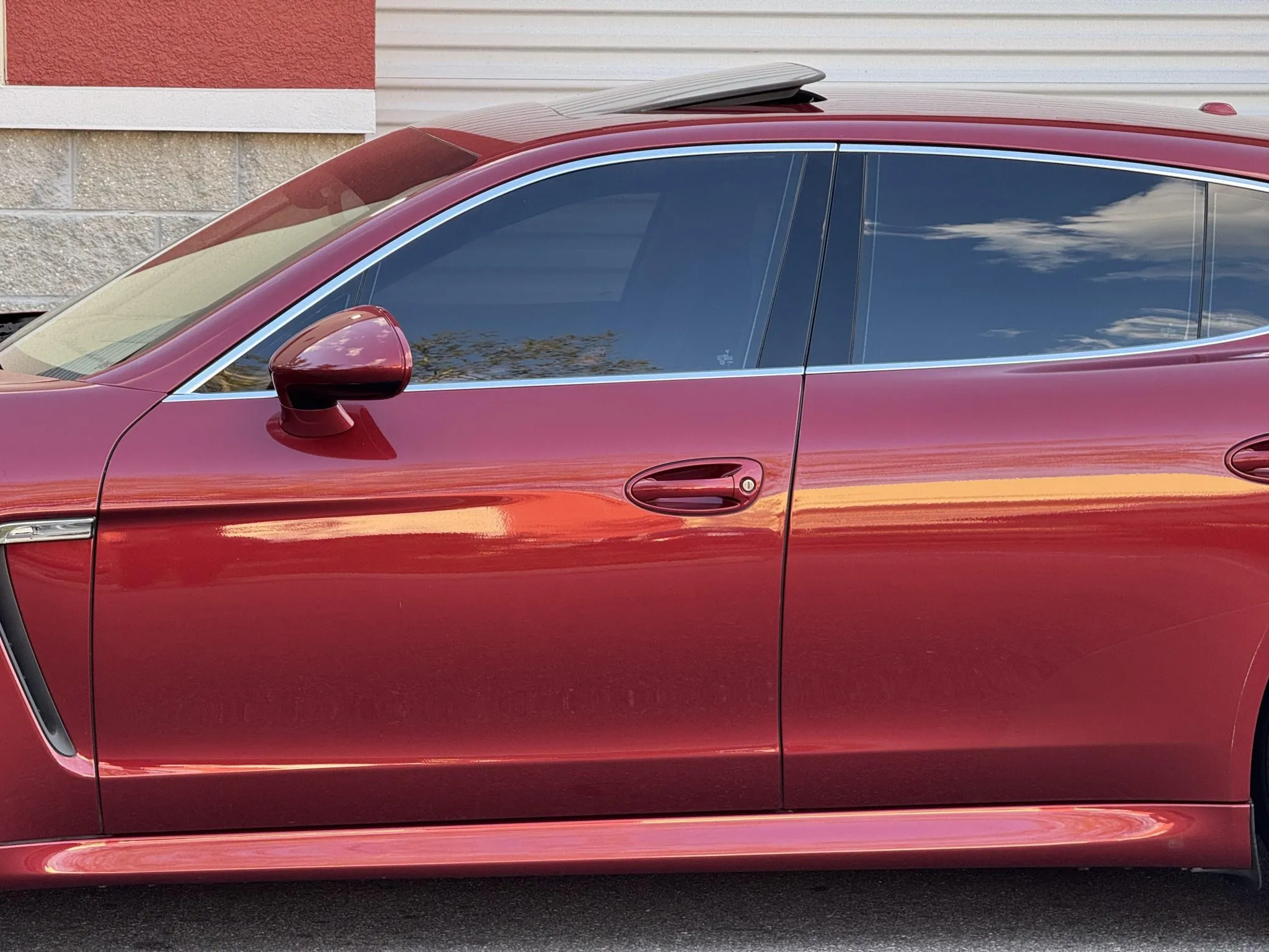 2011 Porsche Panamera S in Ruby Red Metallic