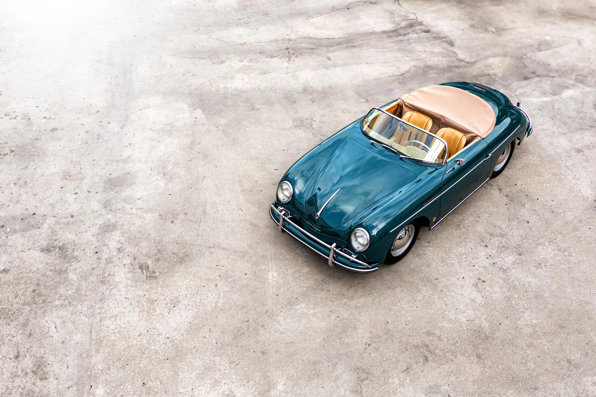 1958 Porsche 356A Speedster in Fjord Green