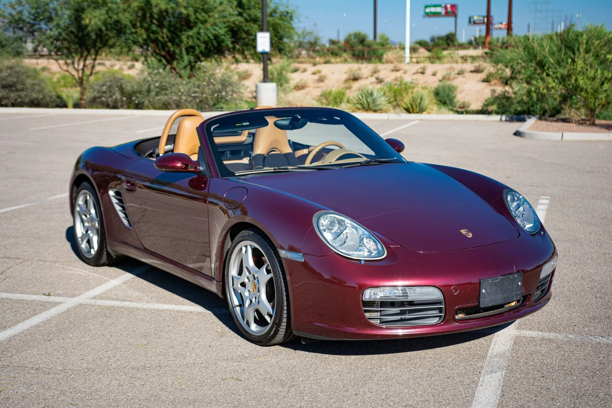 2006 Porsche Boxster S in Carmon Red Metallic