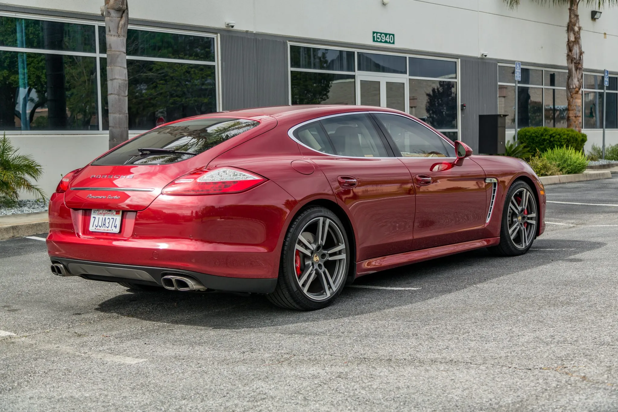 2011 Porsche Panamera Turbo in Ruby Red Metallic
