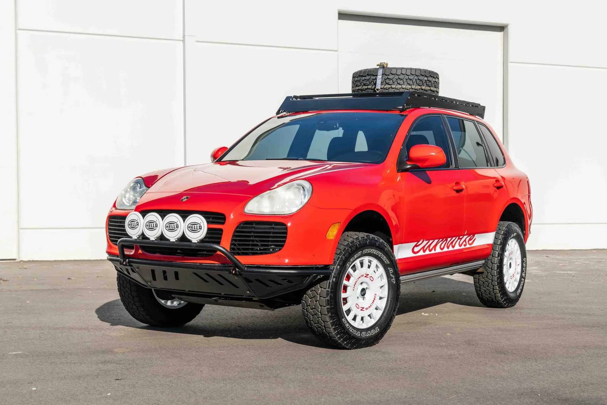 2005 Porsche Cayenne Turbo in Guards Red