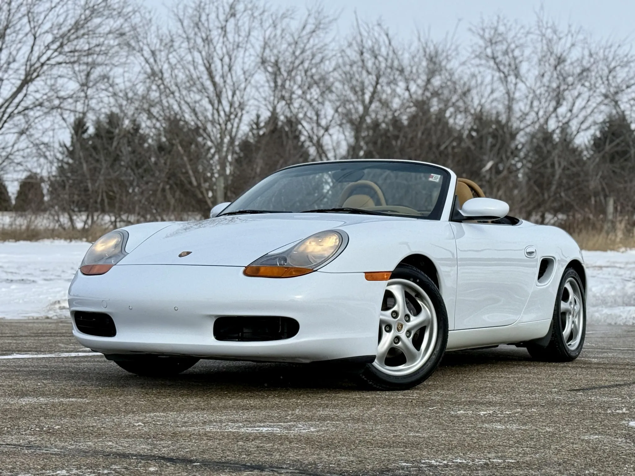 1999 Porsche Boxster in Glacier White