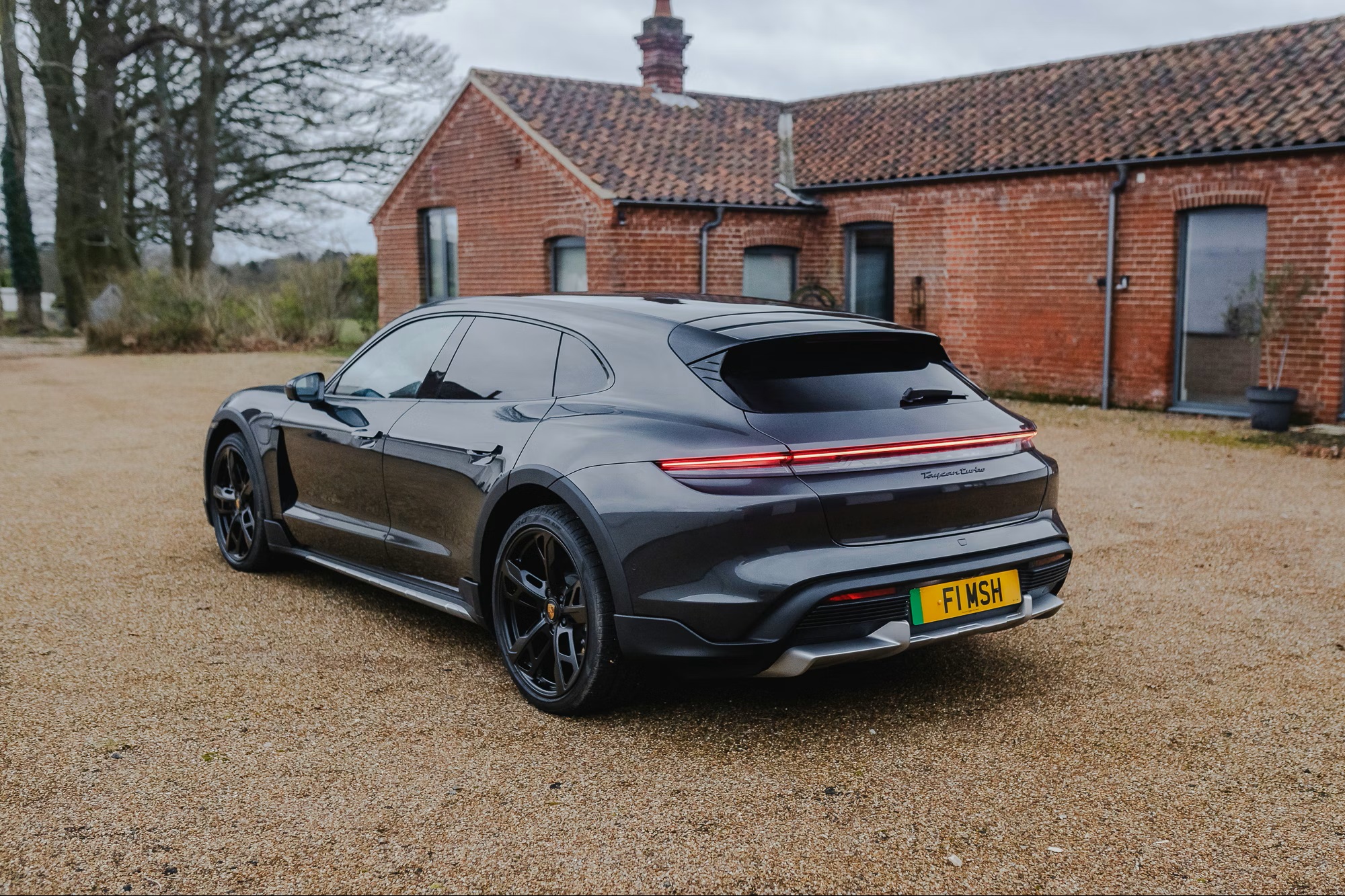 2021 Porsche Taycan Turbo Cross Turismo in Volcano Grey Metallic