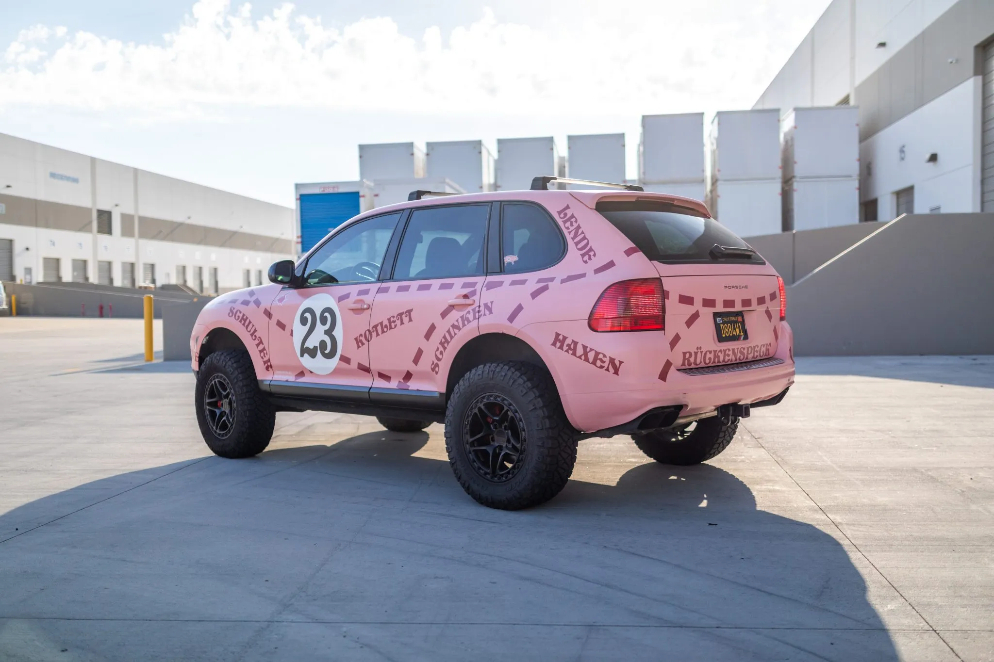 2003 Porsche Cayenne Turbo in Pink Pig
