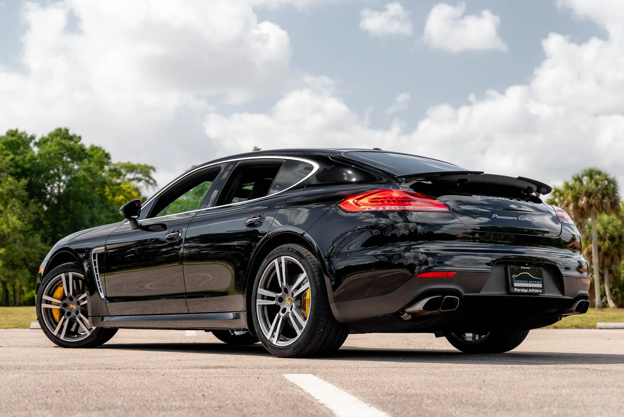2015 Porsche Panamera Turbo S in Black