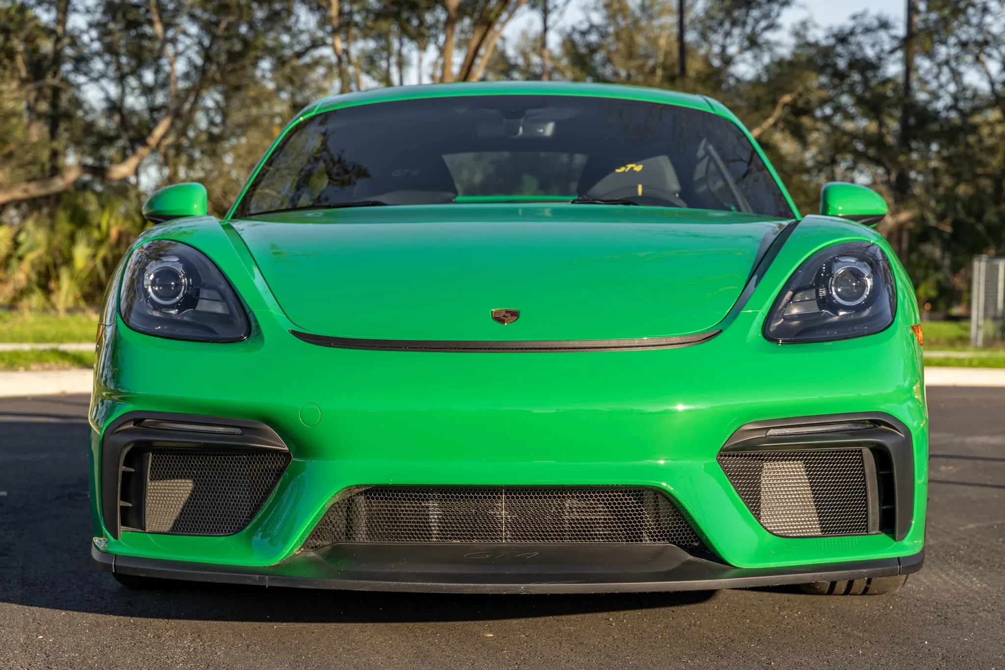 2021 Porsche 718 Cayman GT4 in Python Green