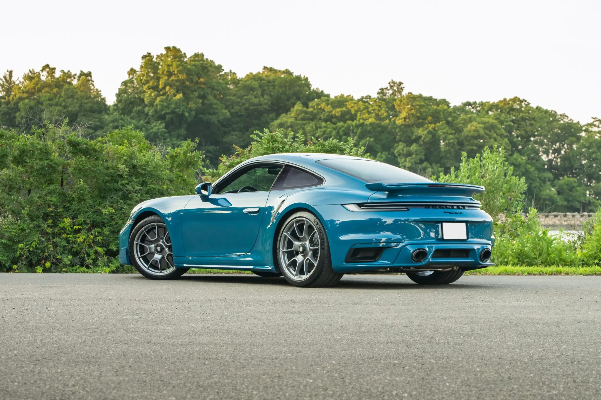 2022 Porsche 911 Turbo S Coupe in Oslo Blue