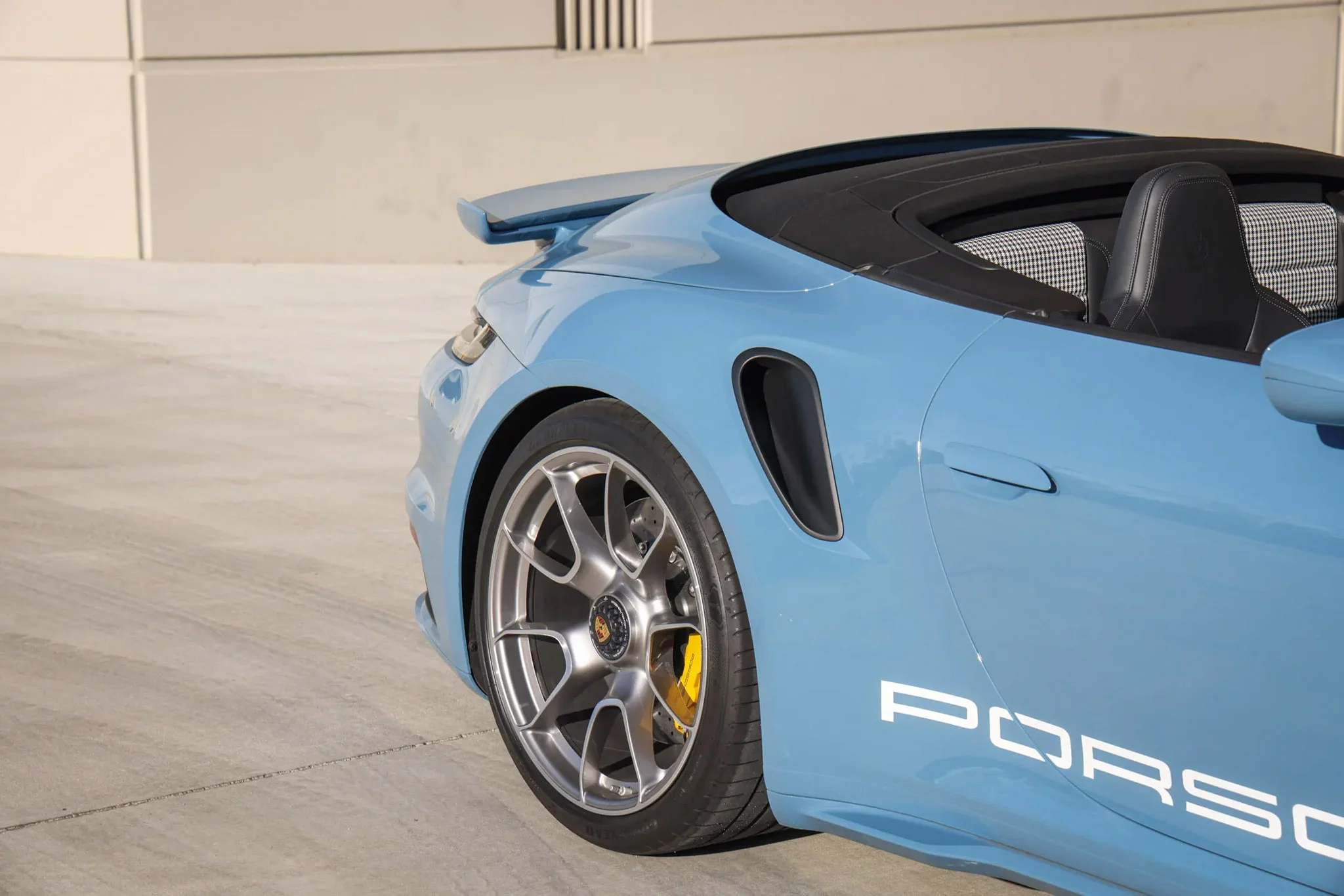 2025 Porsche 911 Turbo S Cabriolet in Nashy Blue