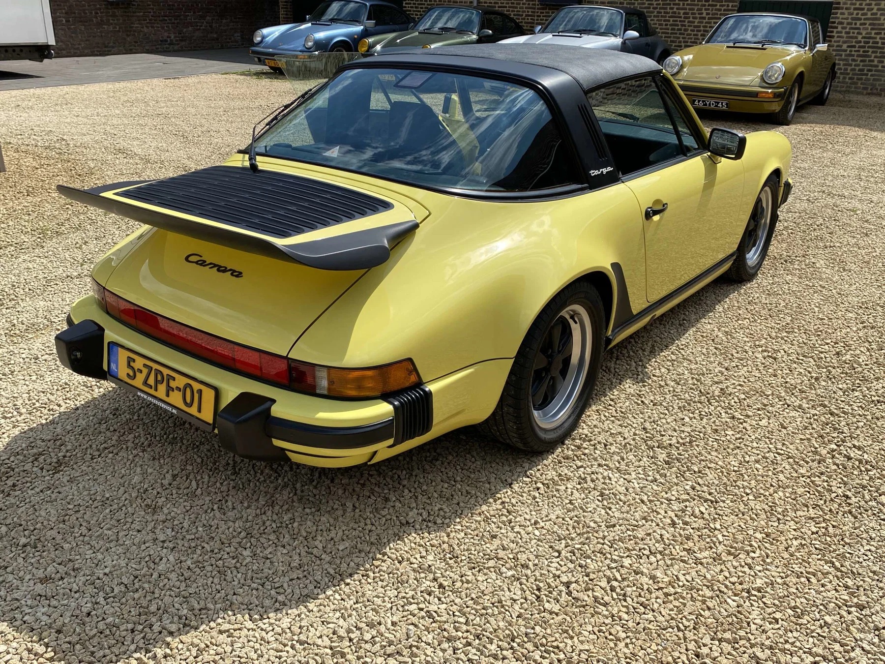 1988 Porsche 911 Targa in Lime Yellow
